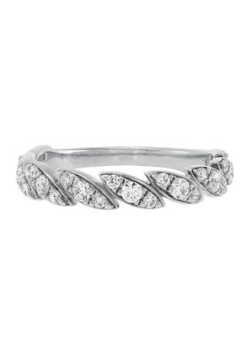 Belk & Co 1/2 ct. t.w. Lab Grown Ring in 14K White Gold, 7