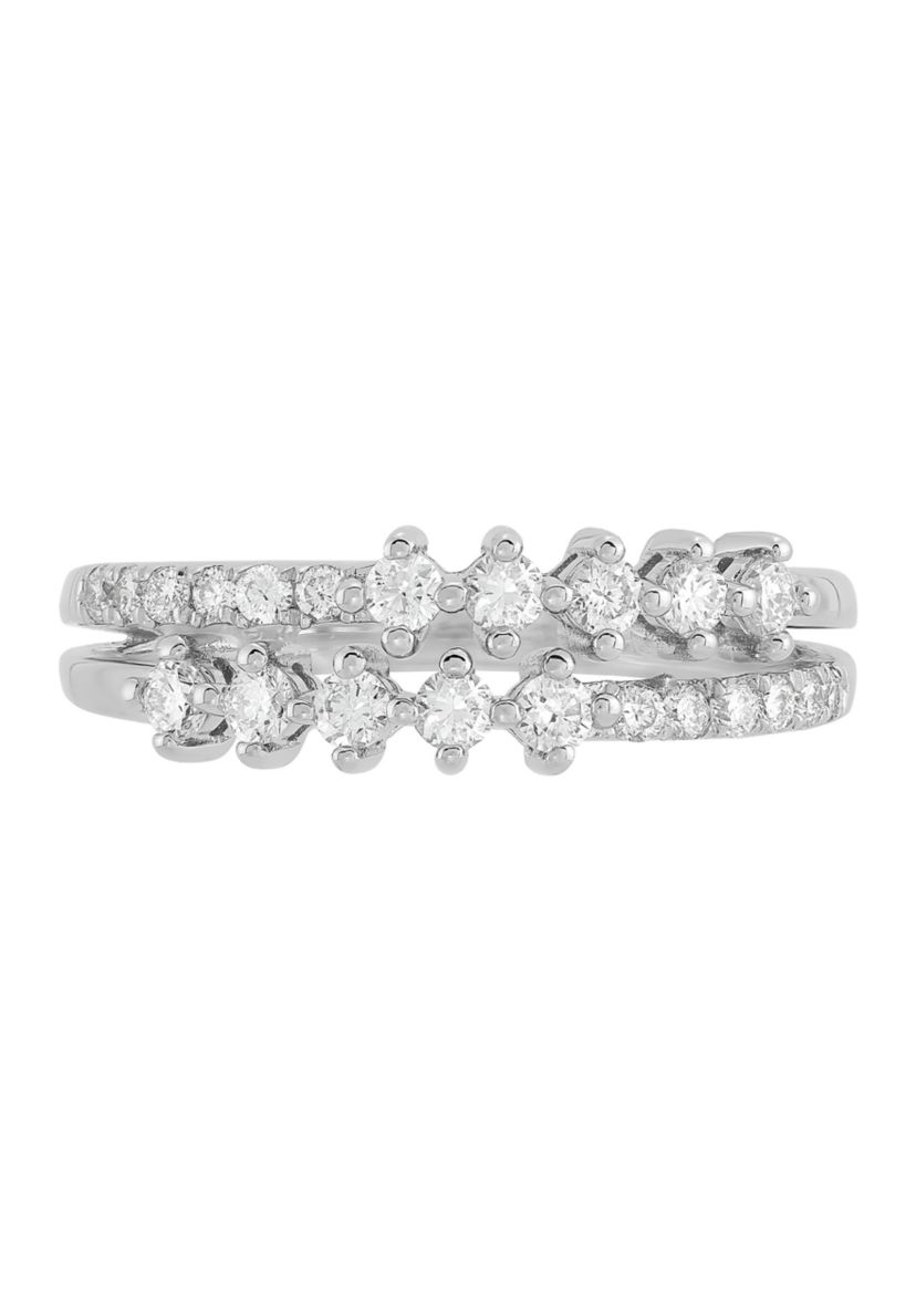 1/2 ct. t.w. Lab Created Diamond Ring in 10K White Gold