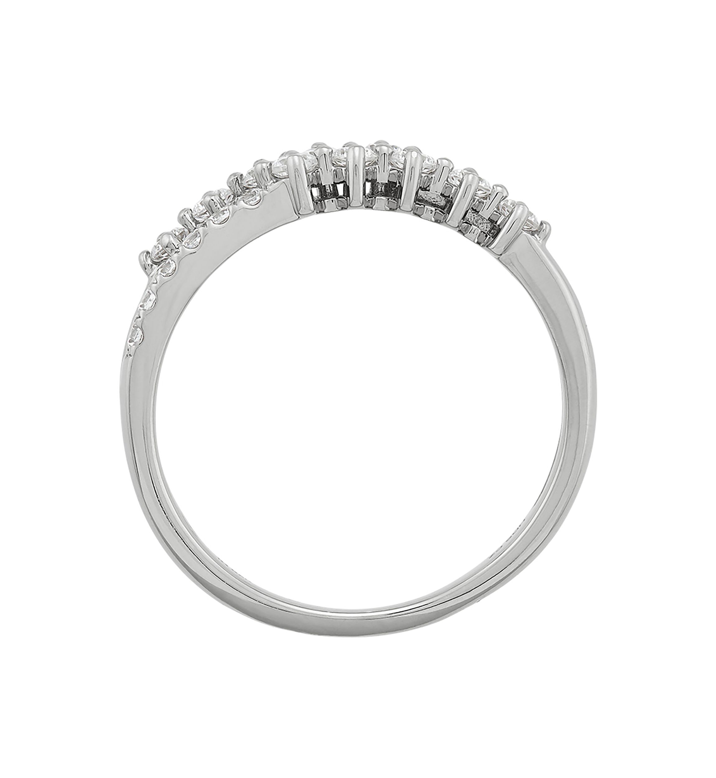 1/2 ct. t.w. Lab Grown Diamond Ring in Sterling Silver