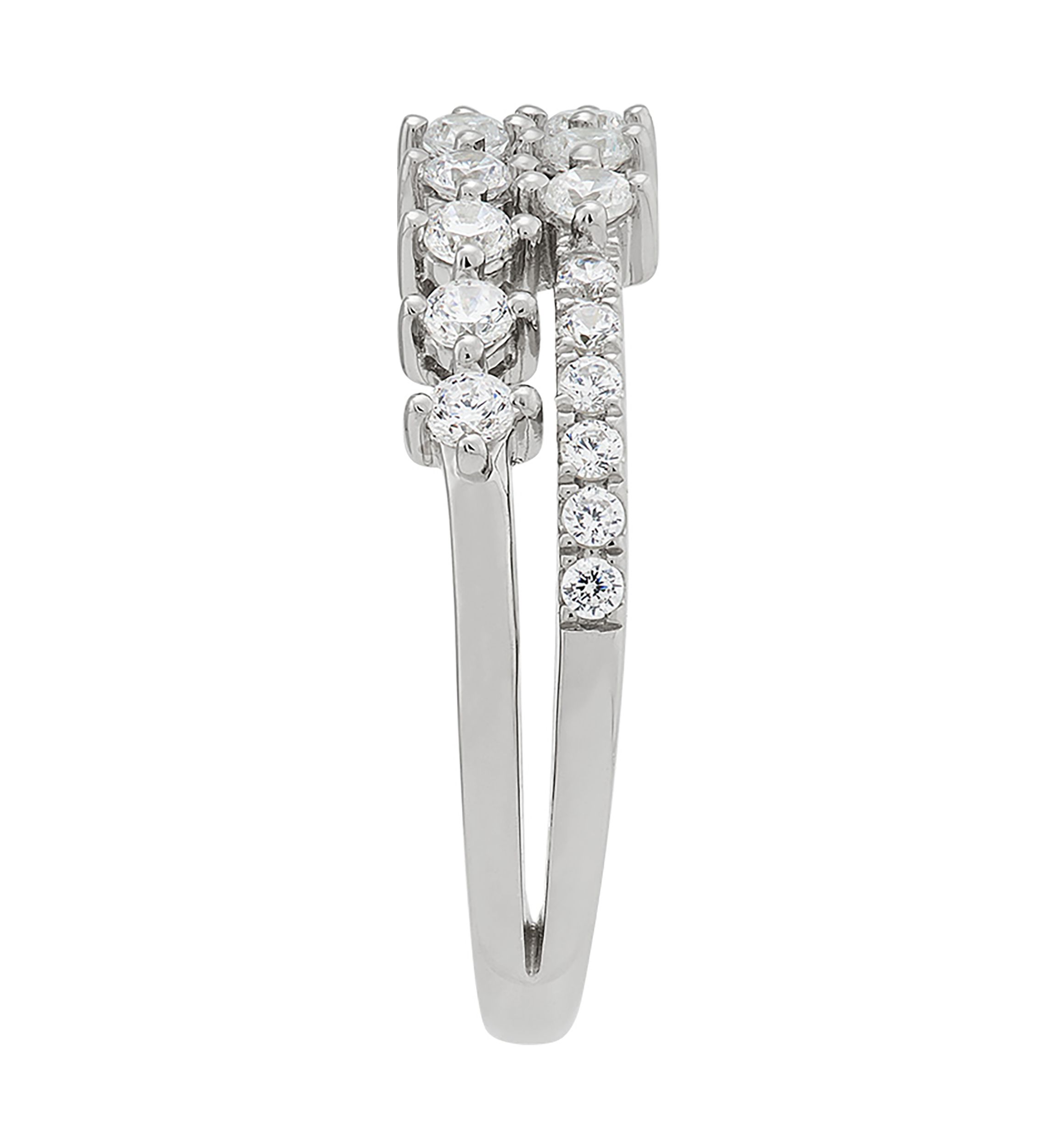 1/2 ct. t.w. Lab Grown Diamond Ring in Sterling Silver