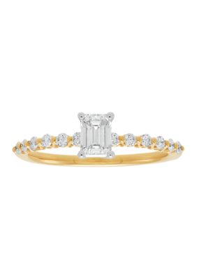 Belk & Co 3/4 ct. t.w. Diamond Ring in 14K Yellow and White Gold