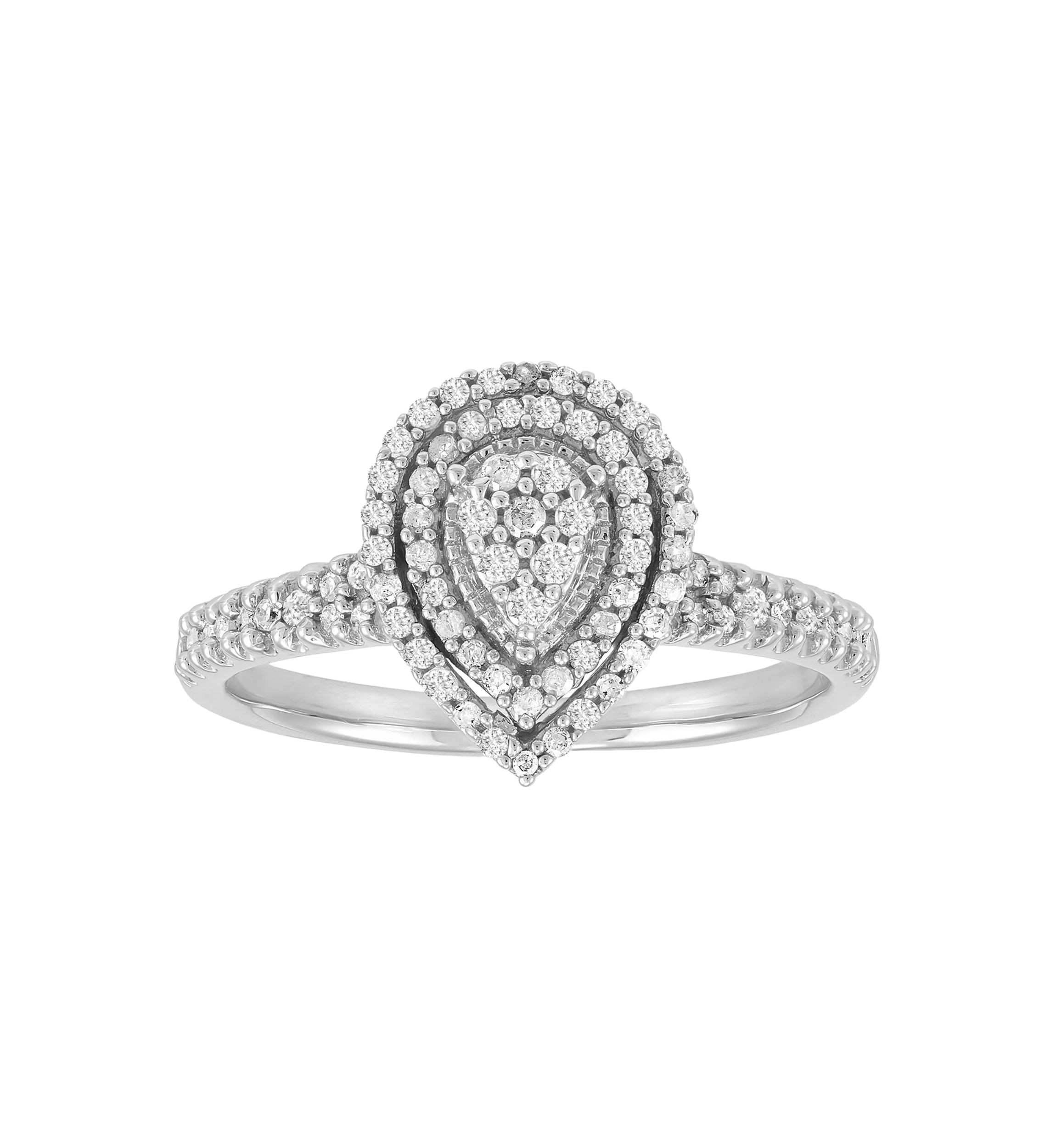 1/3 ct. t.w. Diamond Ring in Sterling Silver