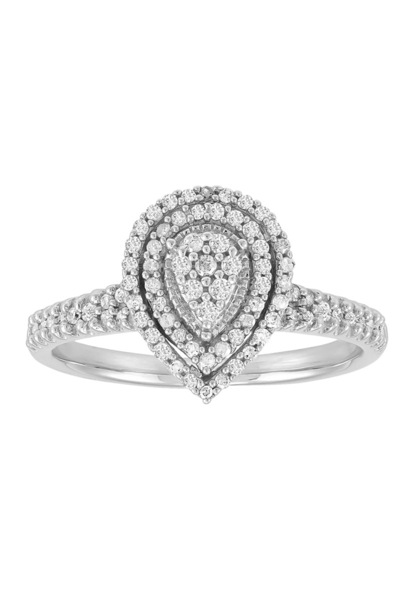 1/3 ct. t.w. Diamond Ring in Sterling Silver