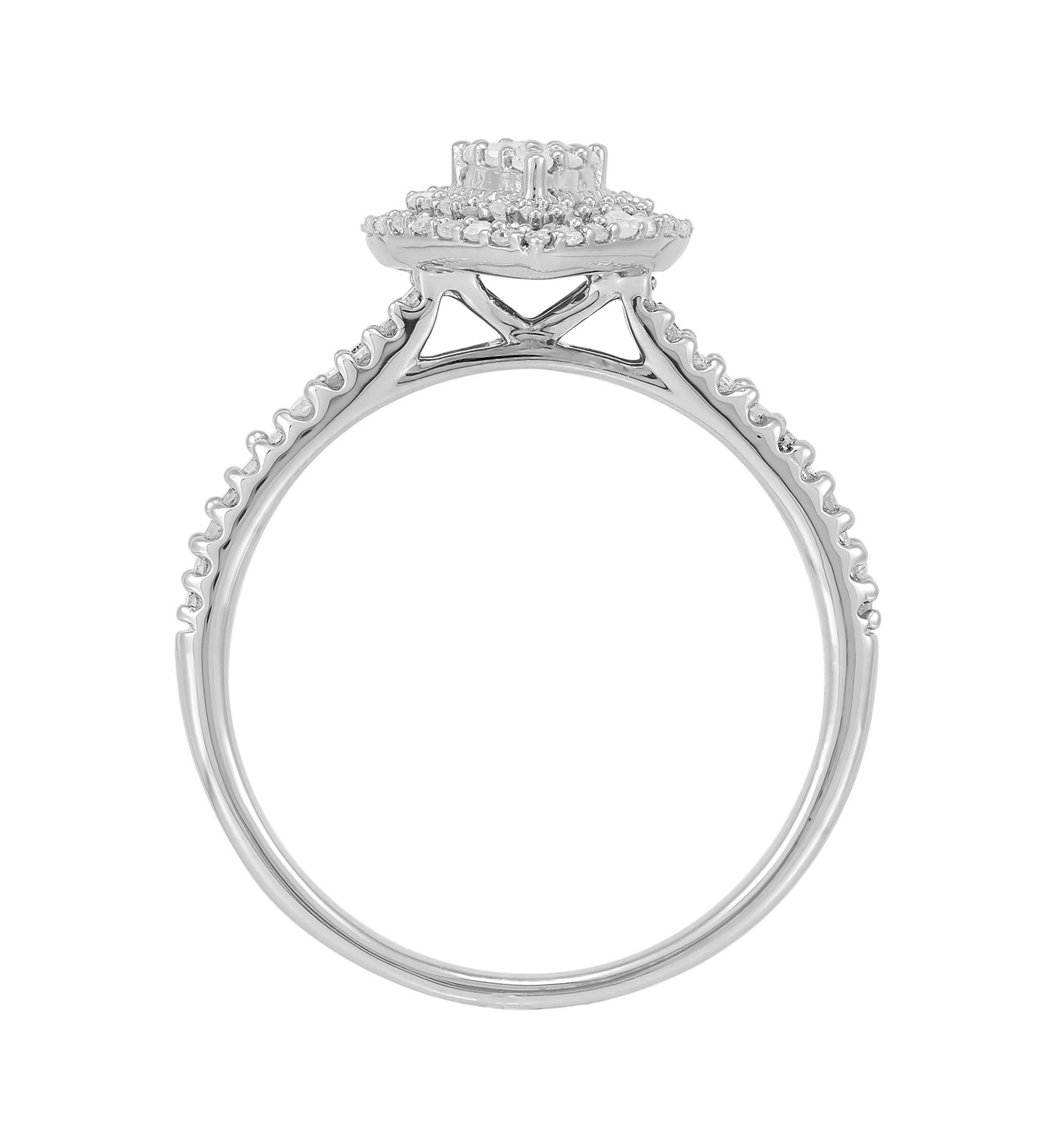 1/3 ct. t.w. Diamond Ring in Sterling Silver