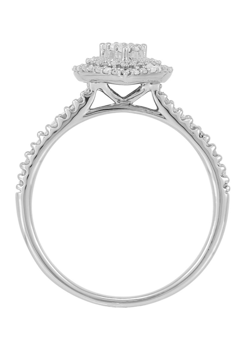 1/3 ct. t.w. Diamond Ring in Sterling Silver