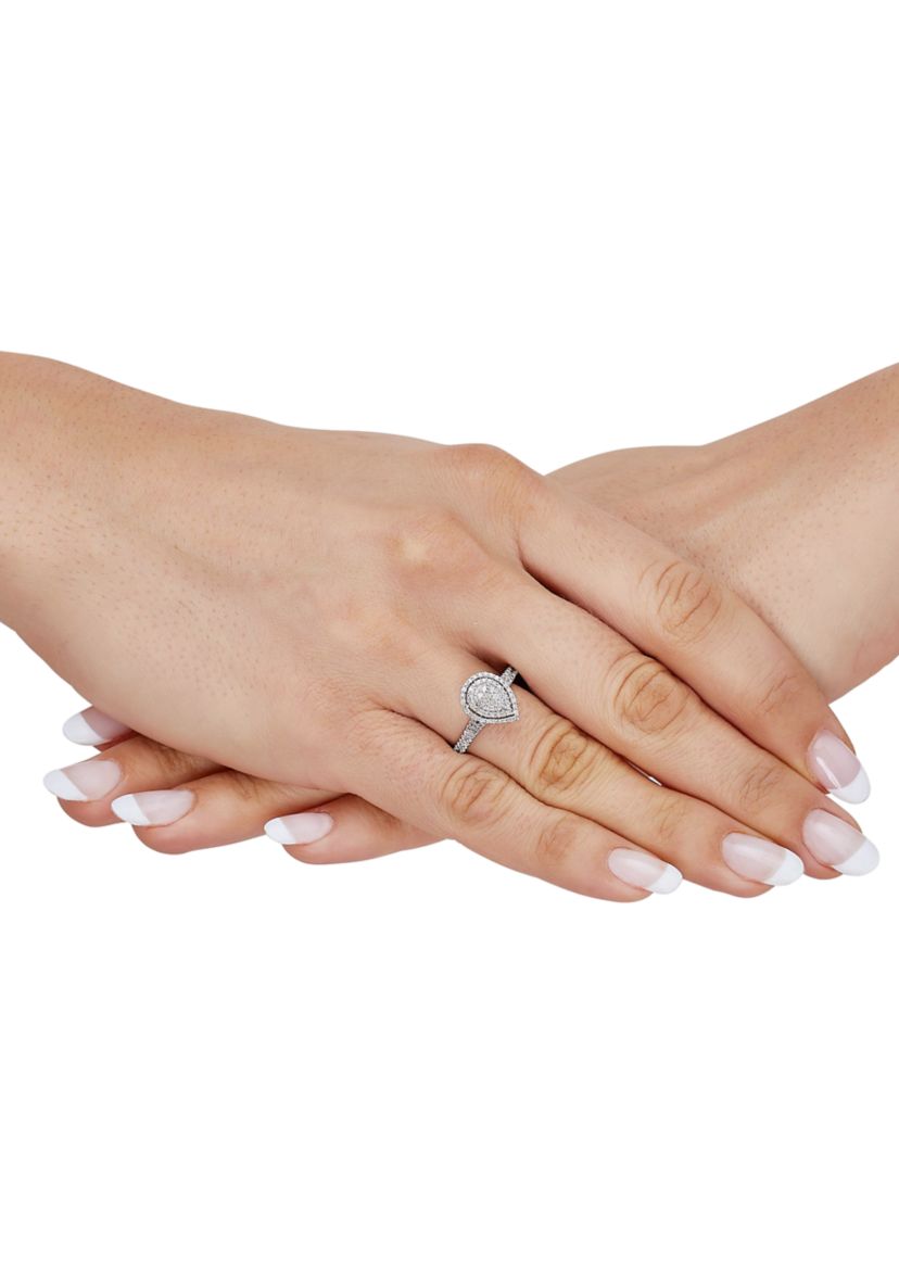 1/3 ct. t.w. Diamond Ring in Sterling Silver