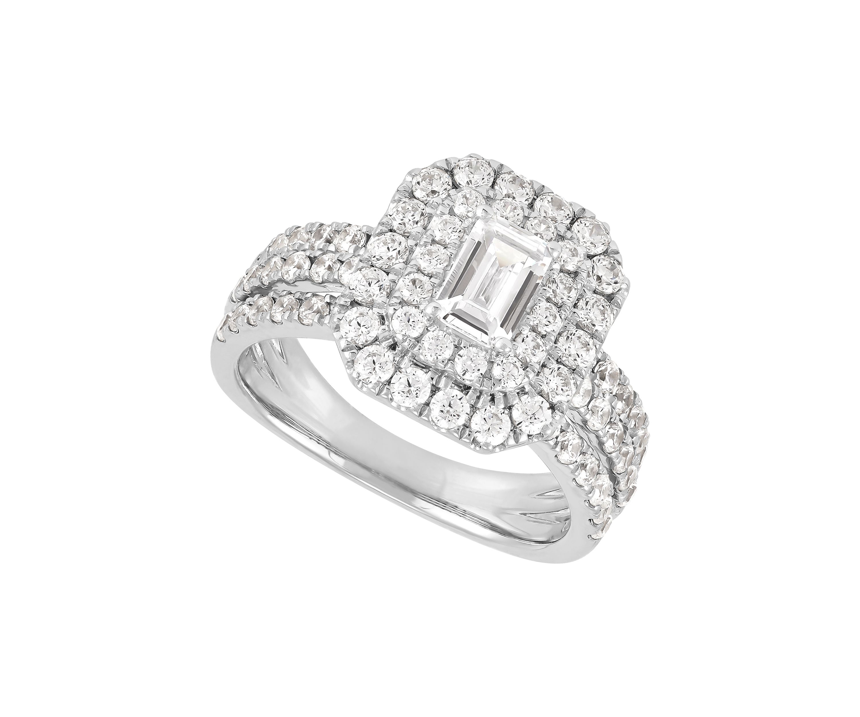2 ct. t.w. Lab Grown Diamond Ring in 10K White Gold