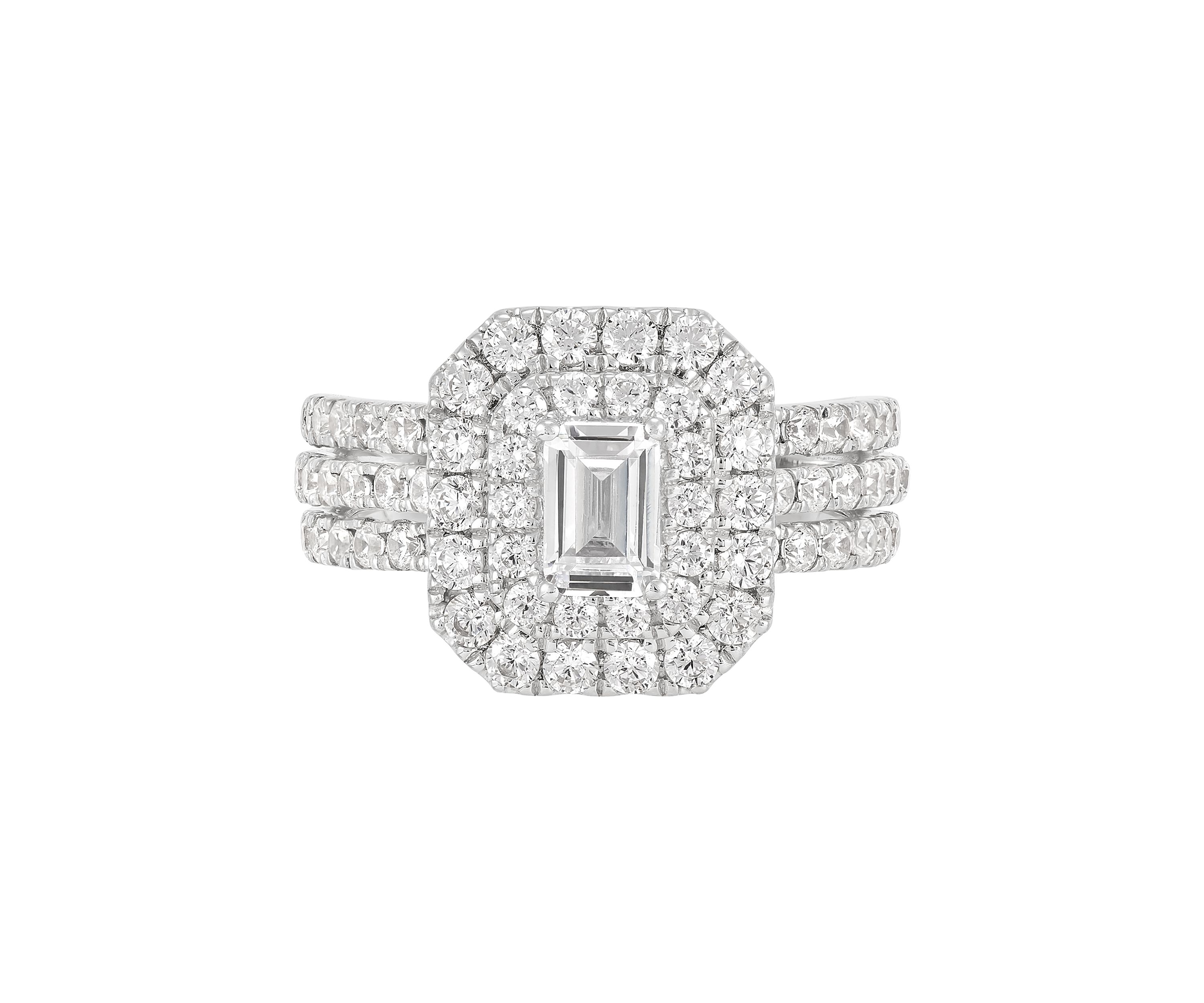 2 ct. t.w. Lab Grown Diamond Ring in 10K White Gold