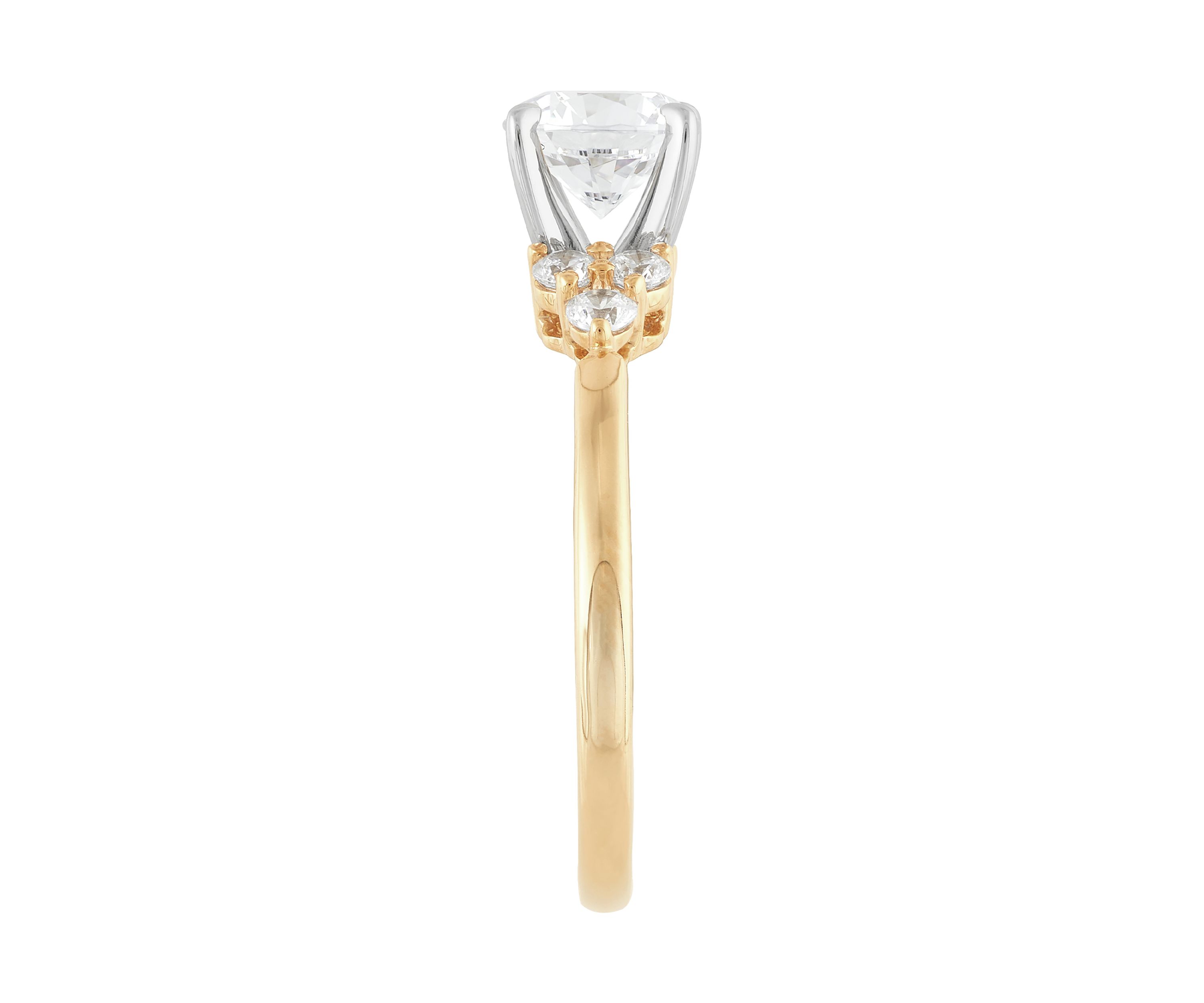 Lab Created 1.25 ct. t.w. Diamond Ring in 14K Yellow and White Gold