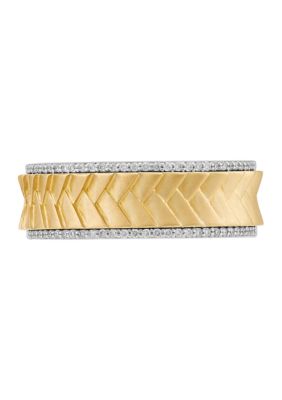 Belk & Co 1/5 ct. t.w. Diamond Ring in 10K Yellow and White Gold