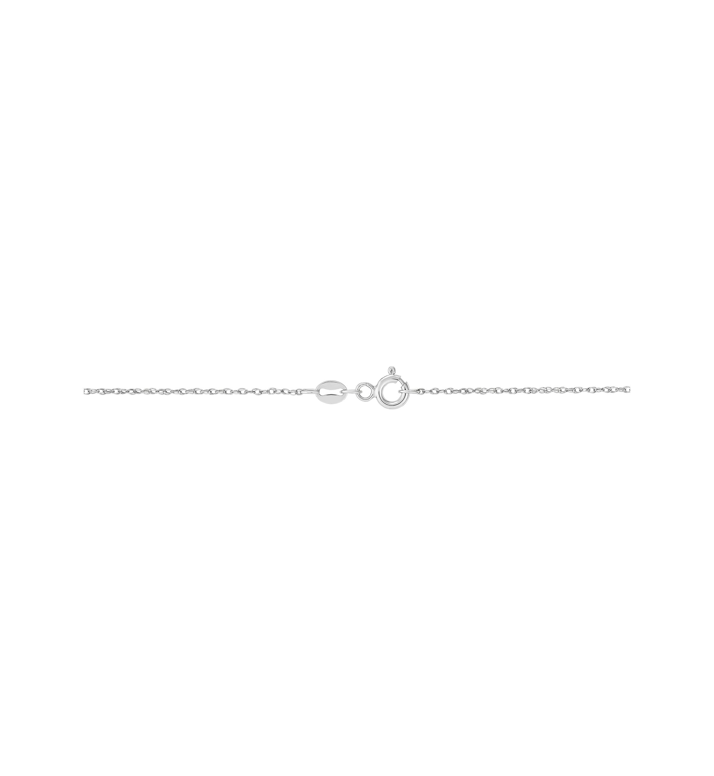 1 ct. t.w. Lab Grown Diamond Heart Pendant Necklace with 18" Cable Chain in Sterling Silver