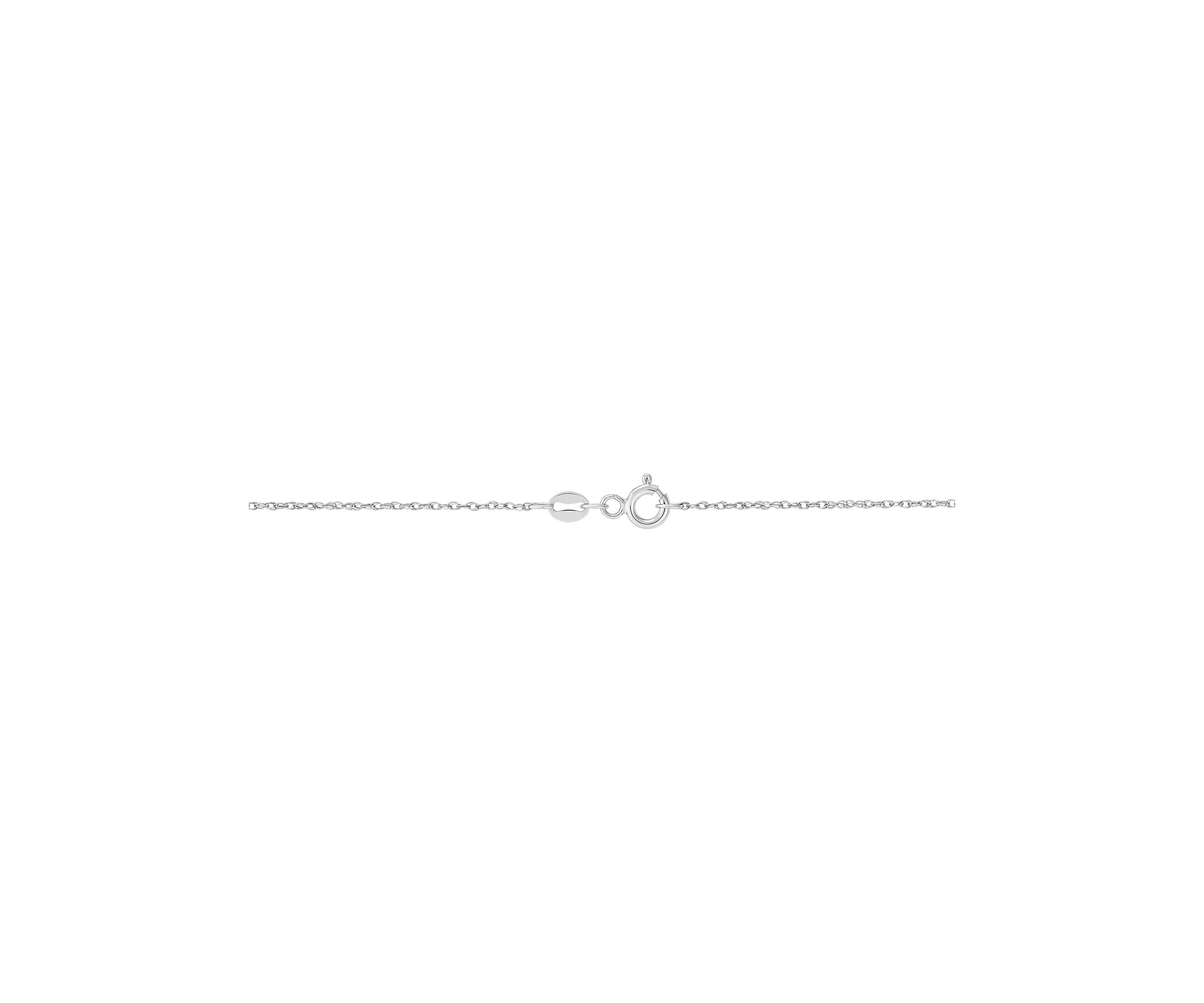 1 ct. t.w. Lab Grown Diamond Heart Pendant Necklace with 18" Cable Chain in Sterling Silver