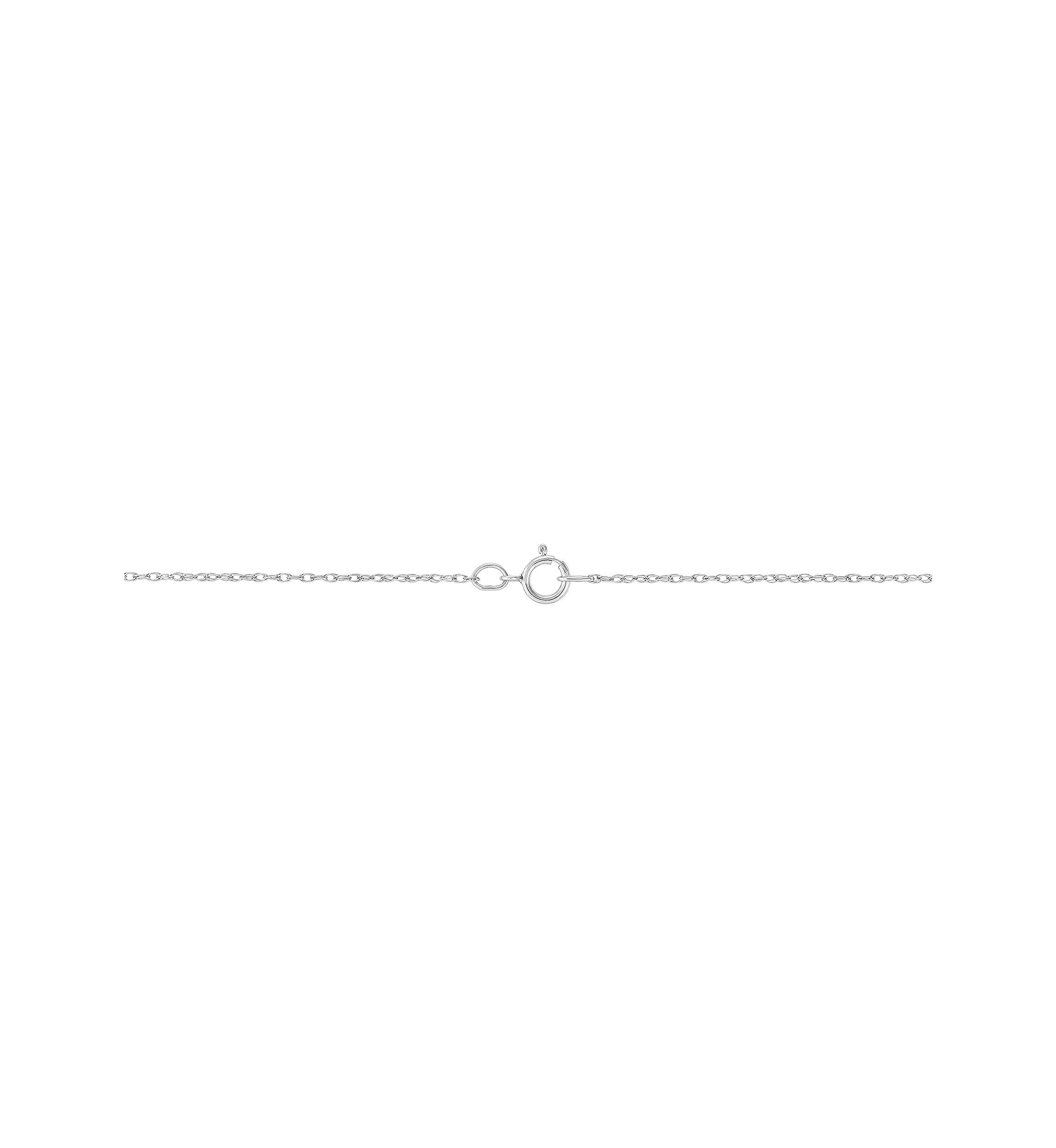 1/2 ct. t.w. Lab Grown Diamond Cross Pendant Necklace with 18" Perfectina Chain in 10K White Gold