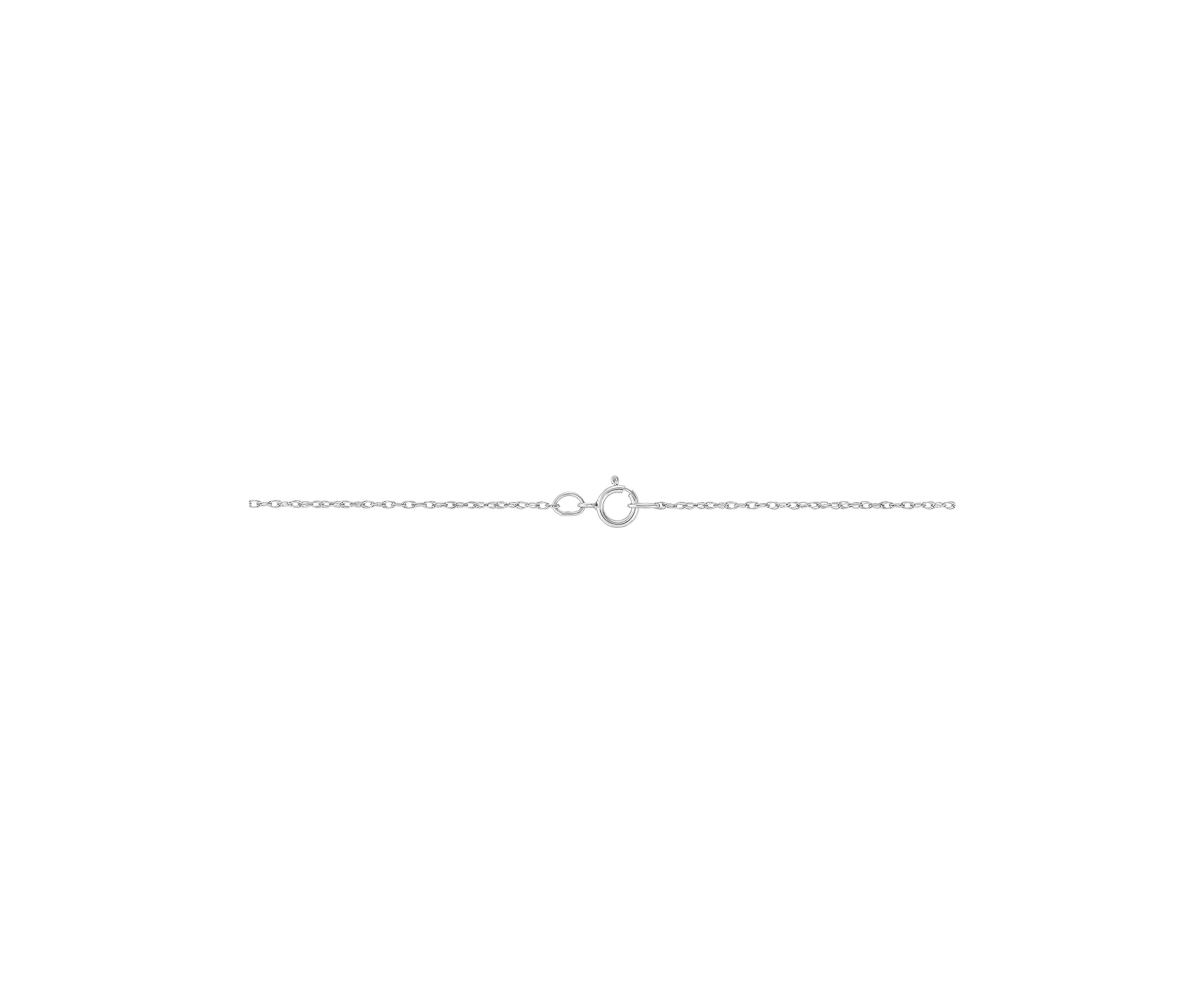 1/2 ct. t.w. Lab Grown Diamond Cross Pendant Necklace with 18" Perfectina Chain in 10K White Gold