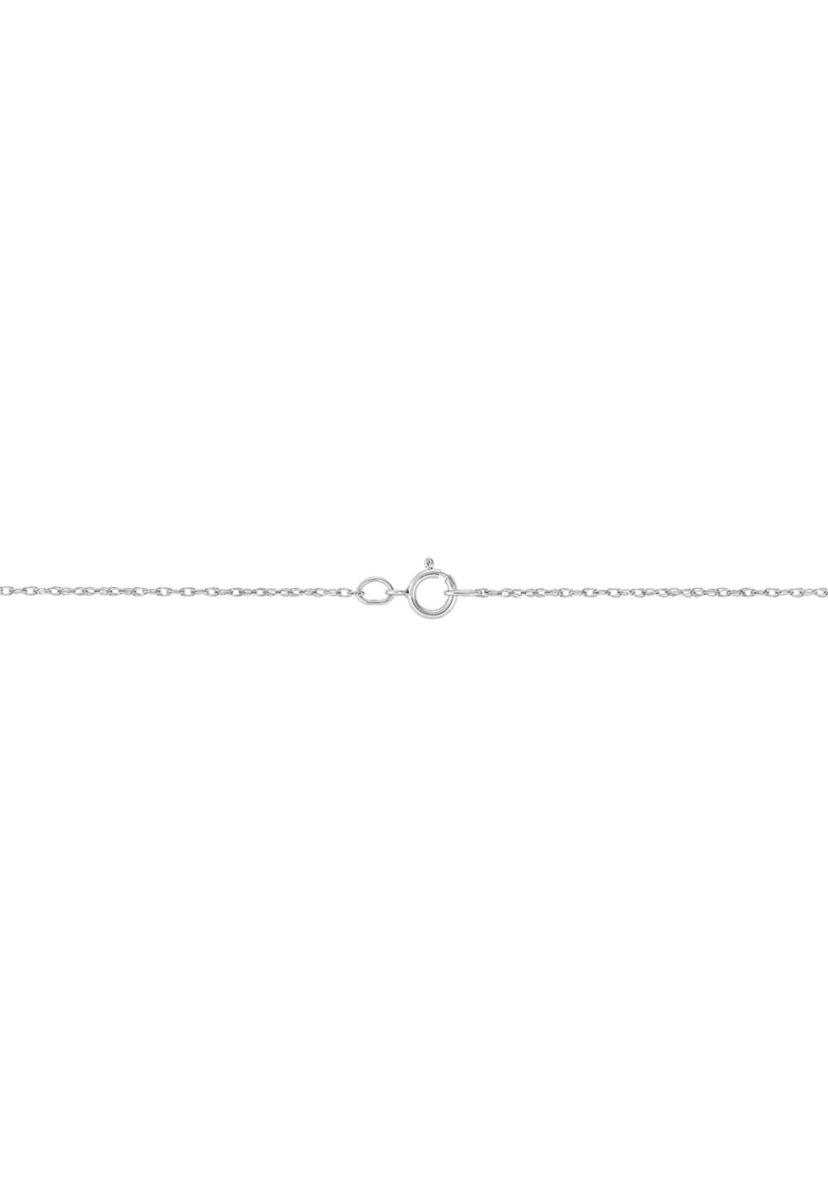 1/2 ct. t.w. Lab Grown Diamond Cross Pendant Necklace with 18" Perfectina Chain in 10K White Gold