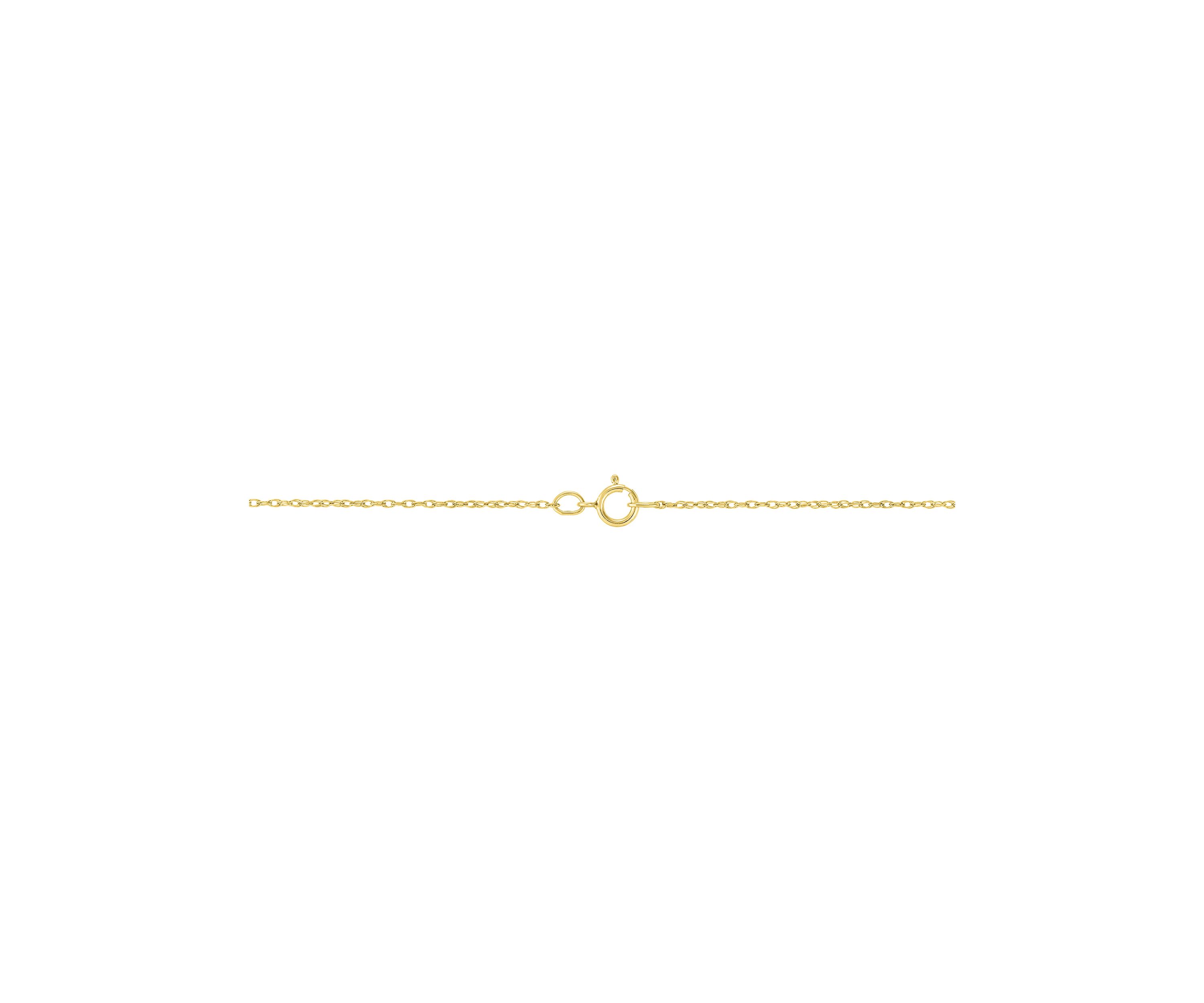 1/2 ct. t.w. Lab Grown Diamond Cross Pendant with 18" Singapore Chain Necklace in 10K Yellow Gold