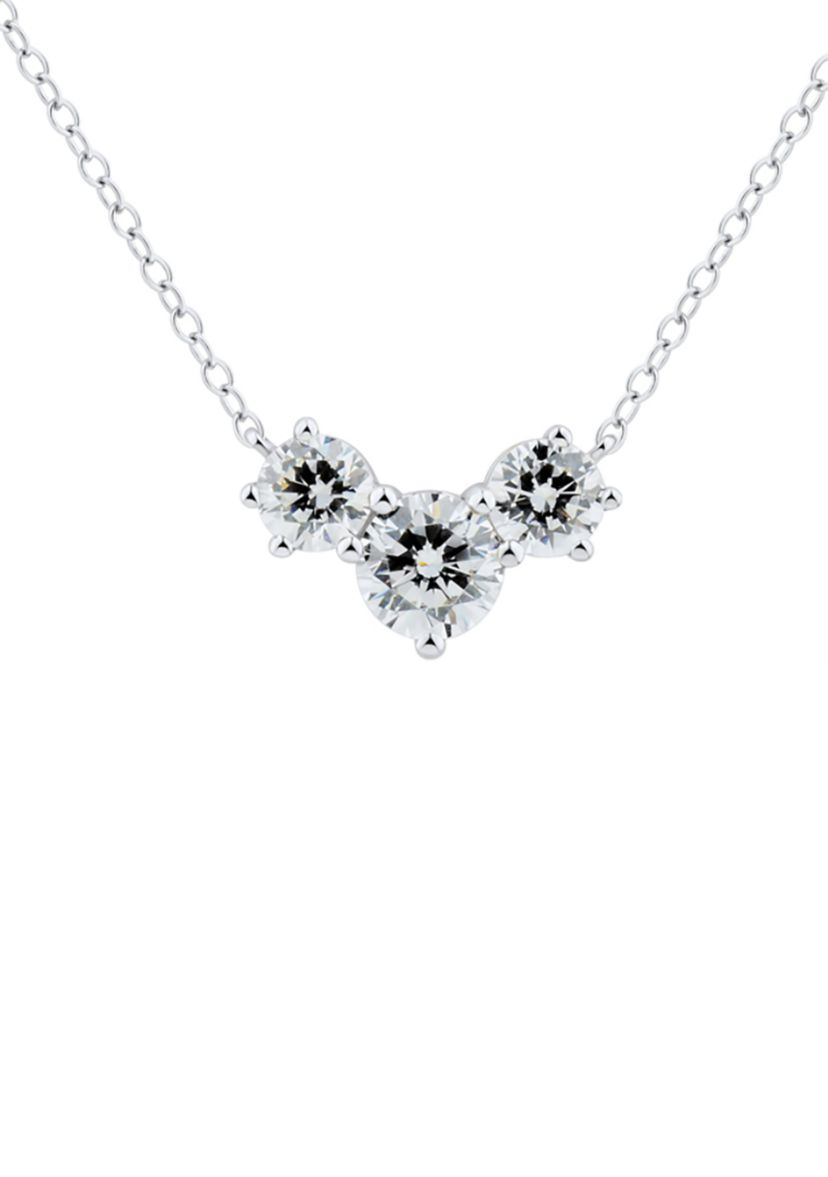 1.03 ct. t.w. Diamond Necklace in 10K White Gold