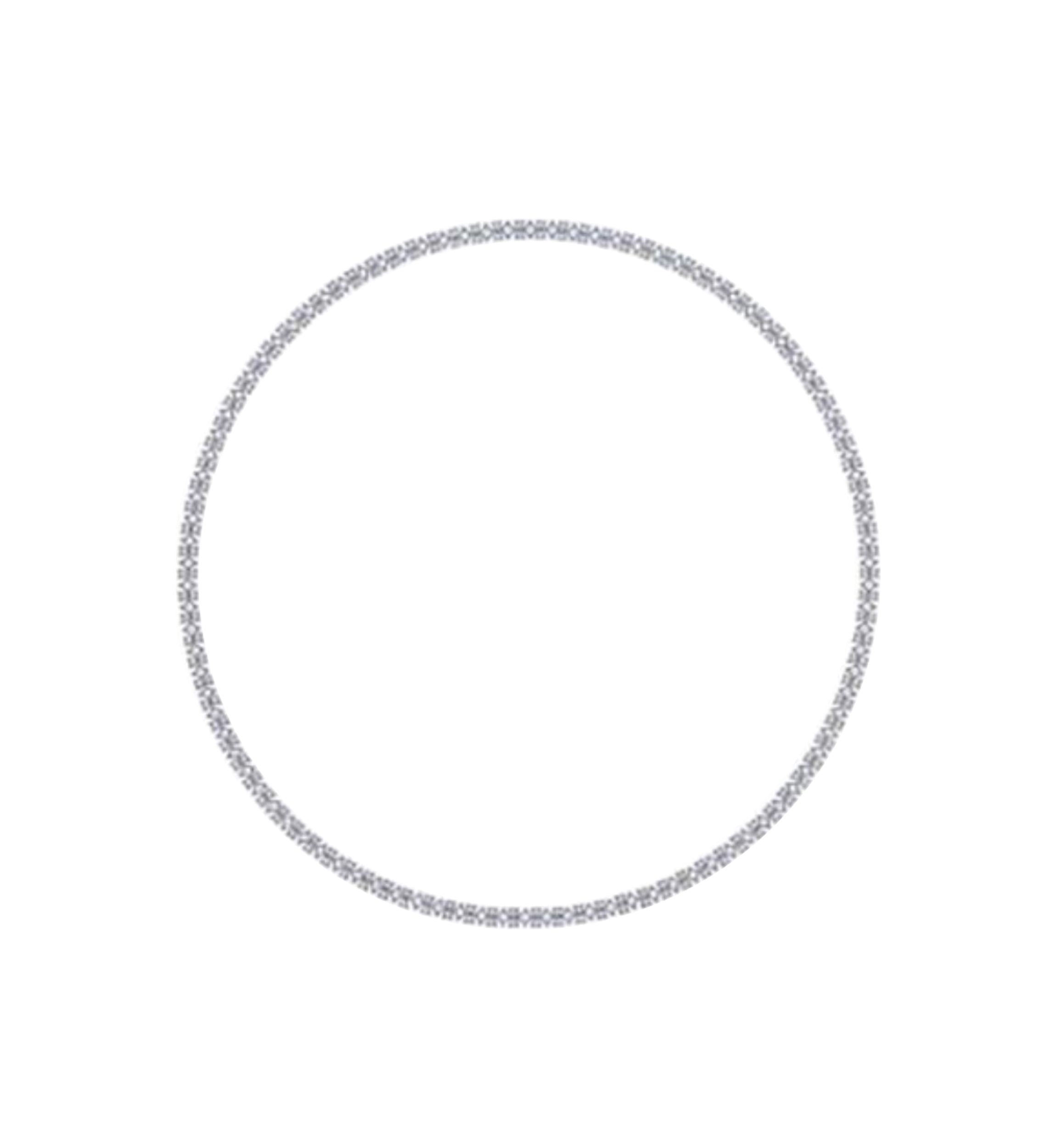 6 ct. t.w. Lab Grown Diamond Necklace in 10K White Gold