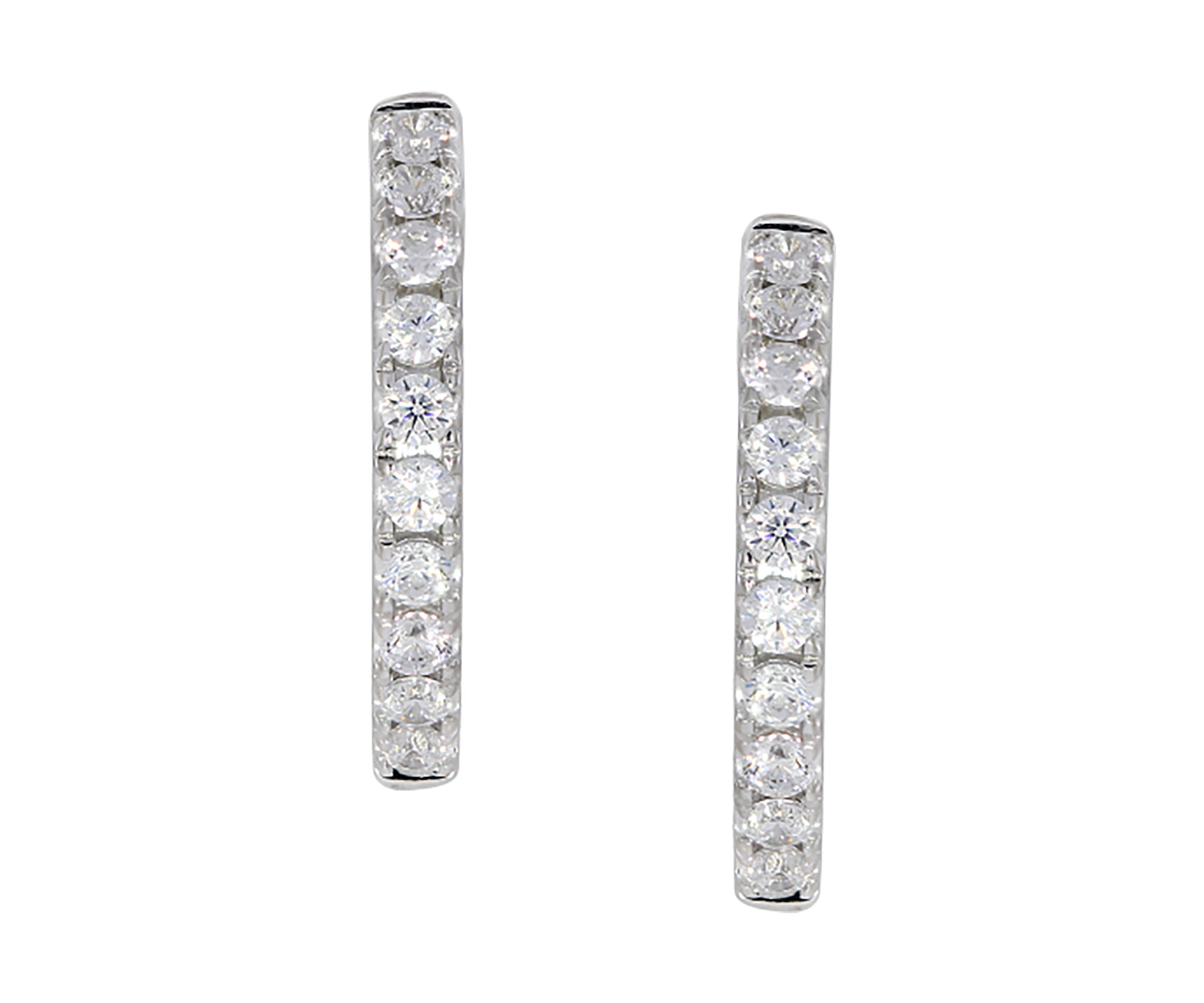 Grown With Love 1/2 ct. t.w. Lab Created Diamond Earrings in 10K White Gold