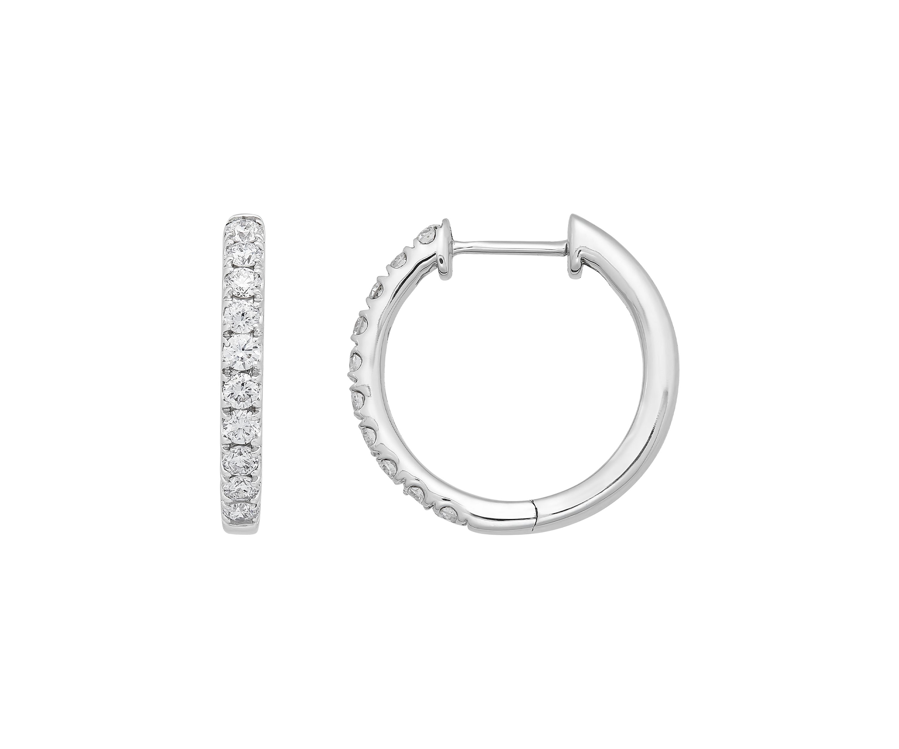 Grown With Love 1/2 ct. t.w. Lab Created Diamond Earrings in 10K White Gold