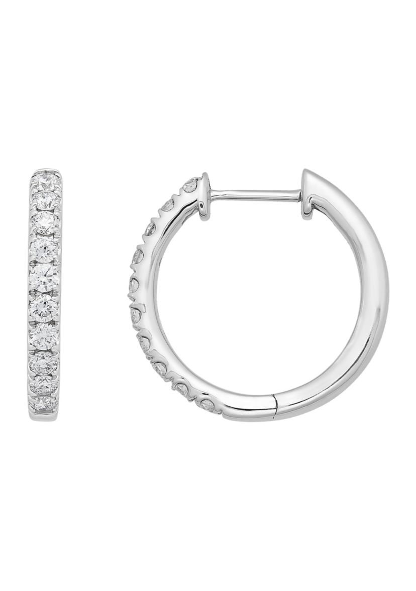 Grown With Love 1/2 ct. t.w. Lab Created Diamond Earrings in 10K White Gold