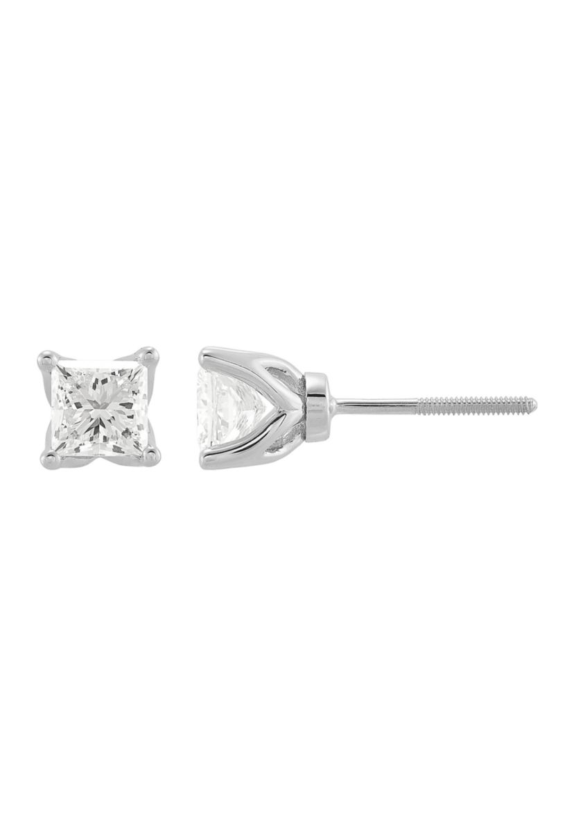 1 ct. t.w. Lab Created Diamond Stud Earrings in 14K White Gold