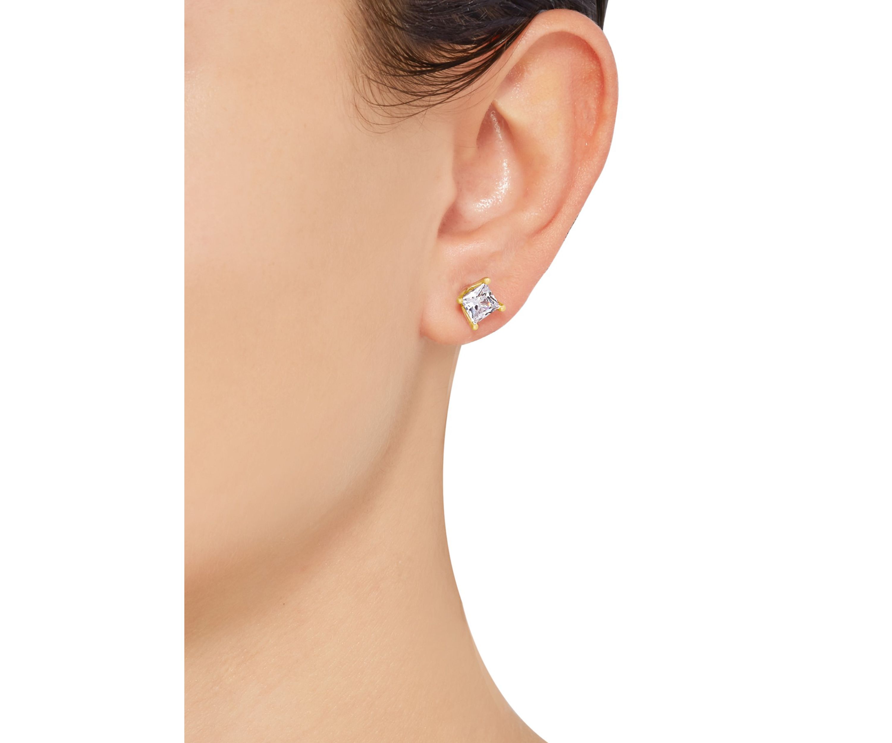 2 ct. t.w. Lab Created Diamond Stud Earrings in 14K Yellow Gold