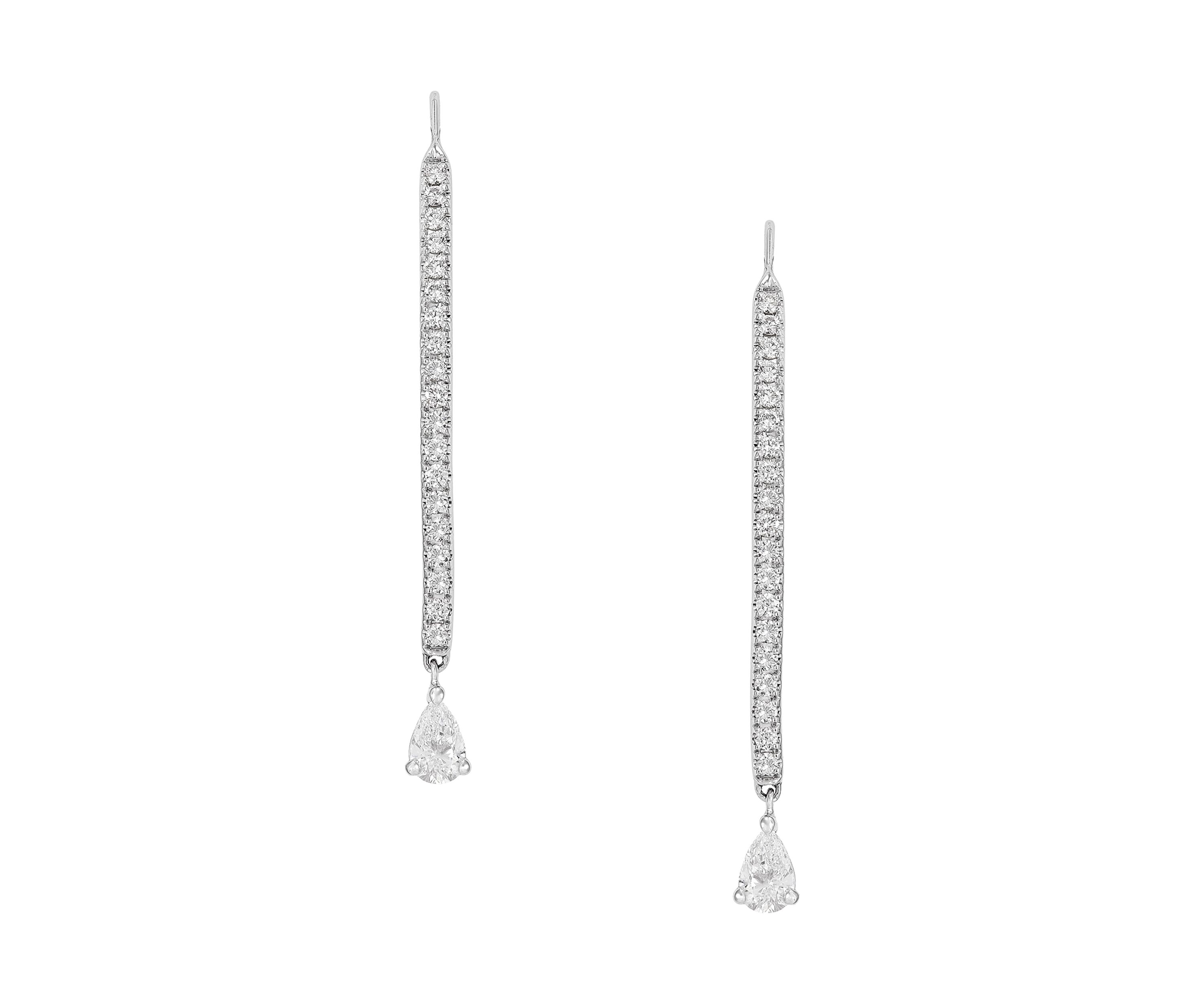 1.25 ct. t.w. Lab Grown Diamond Earrings in 10K White Gold