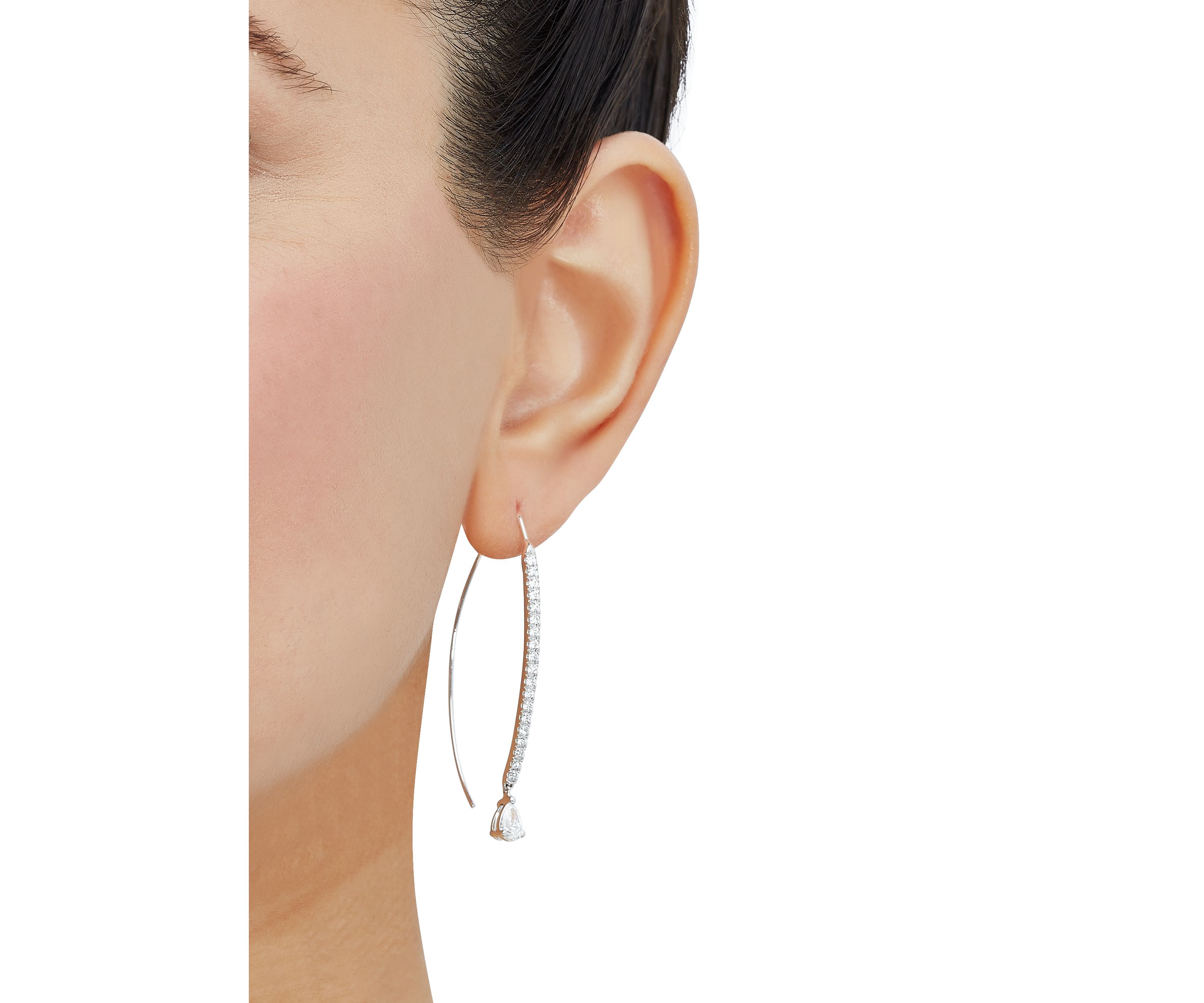 1.25 ct. t.w. Lab Grown Diamond Earrings in 10K White Gold