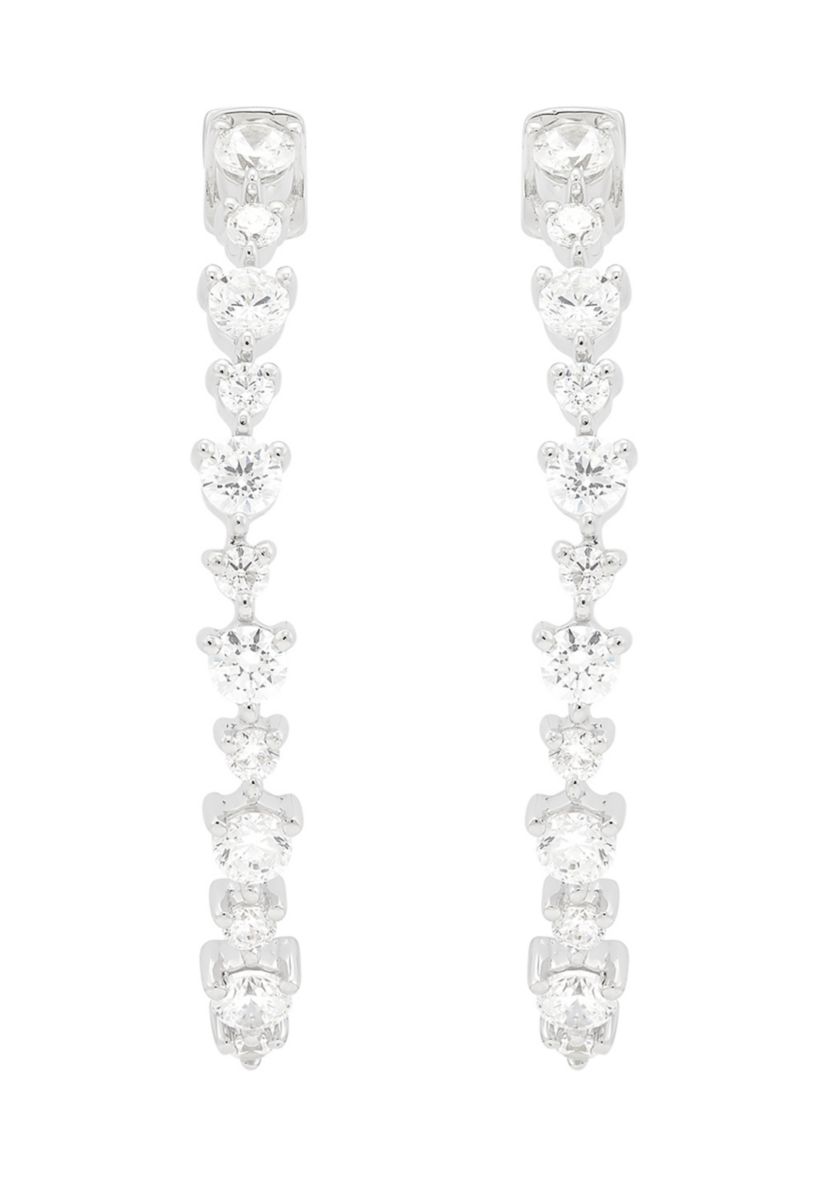 2 ct. t.w. Lab Created Diamond Earrings in 10K White Gold 