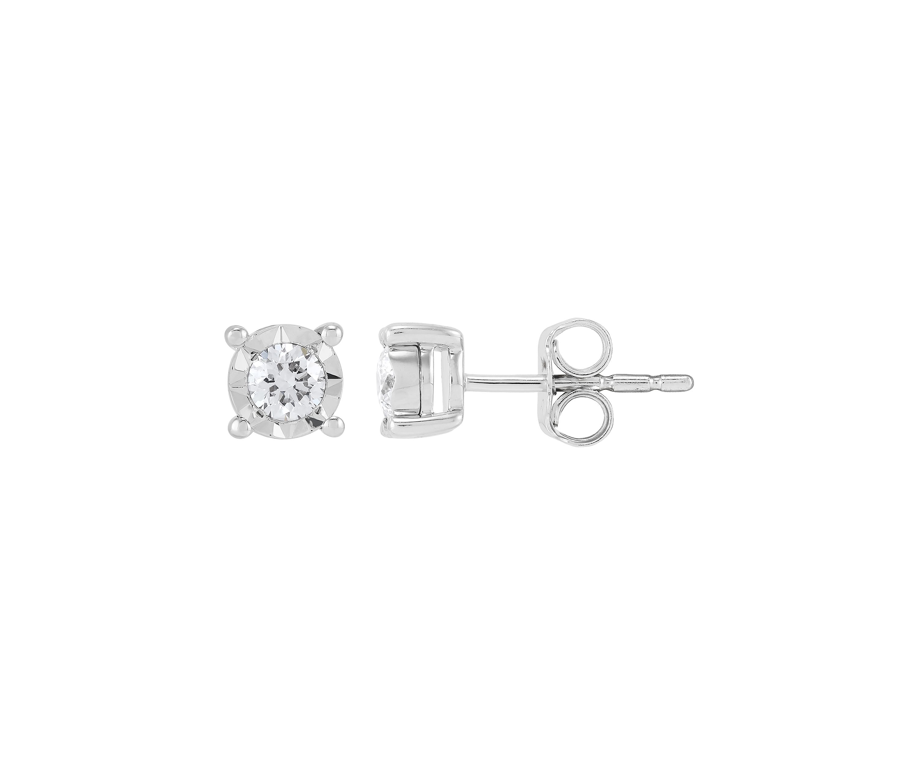 1/4 ct. t.w. Lab Grown Diamond Stud Earrings in Sterling Silver