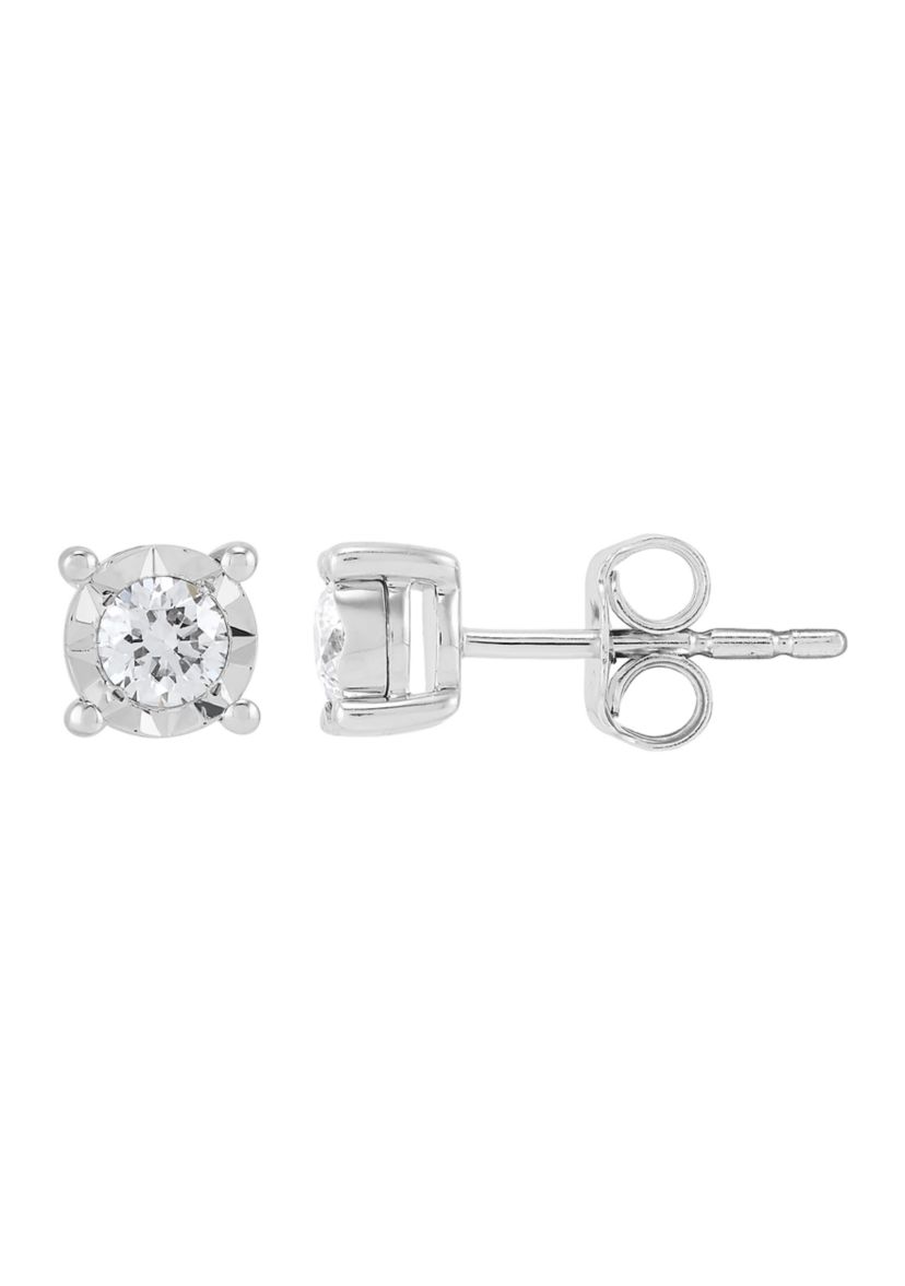 1/4 ct. t.w. Lab Grown Diamond Stud Earrings in Sterling Silver