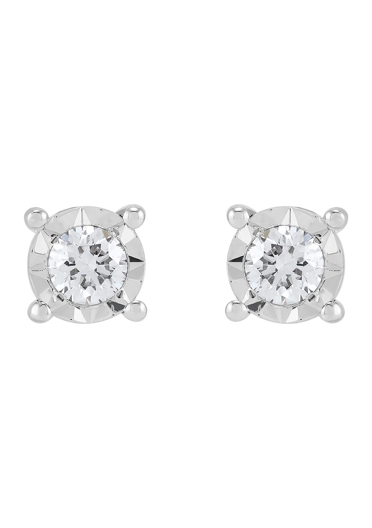 1/4 ct. t.w. Lab Grown Diamond Stud Earrings in Sterling Silver