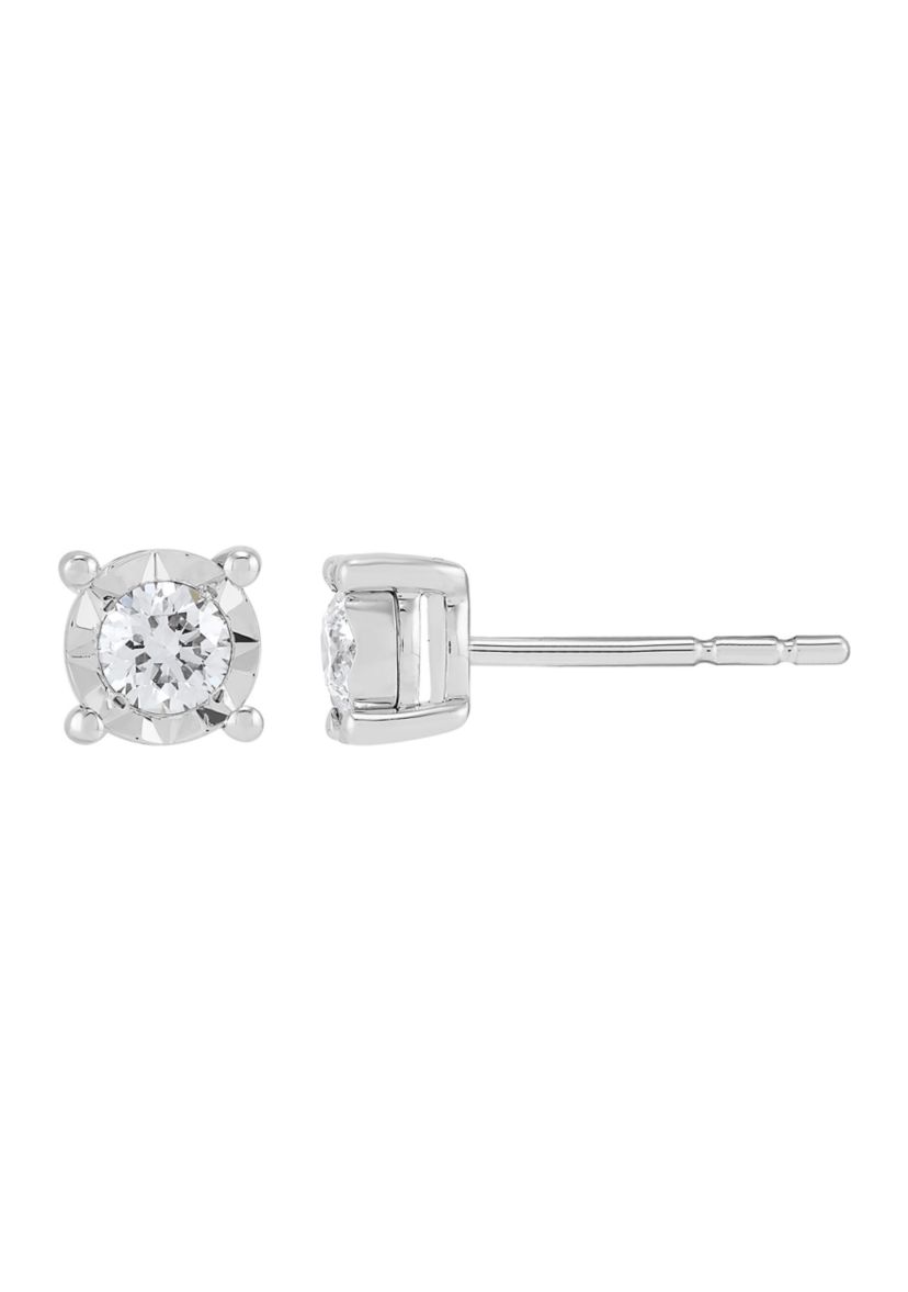 1/4 ct. t.w. Lab Grown Diamond Stud Earrings in Sterling Silver