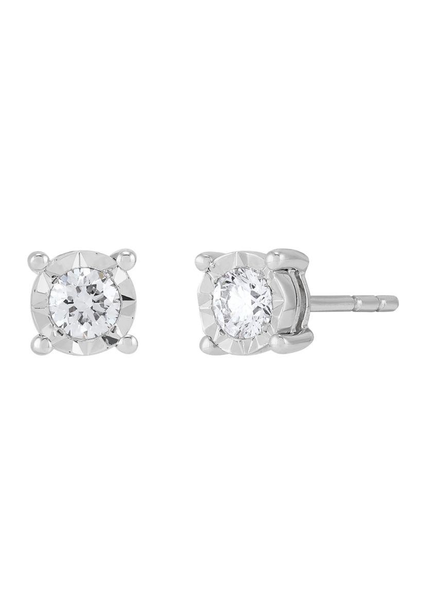 1/4 ct. t.w. Lab Grown Diamond Stud Earrings in Sterling Silver