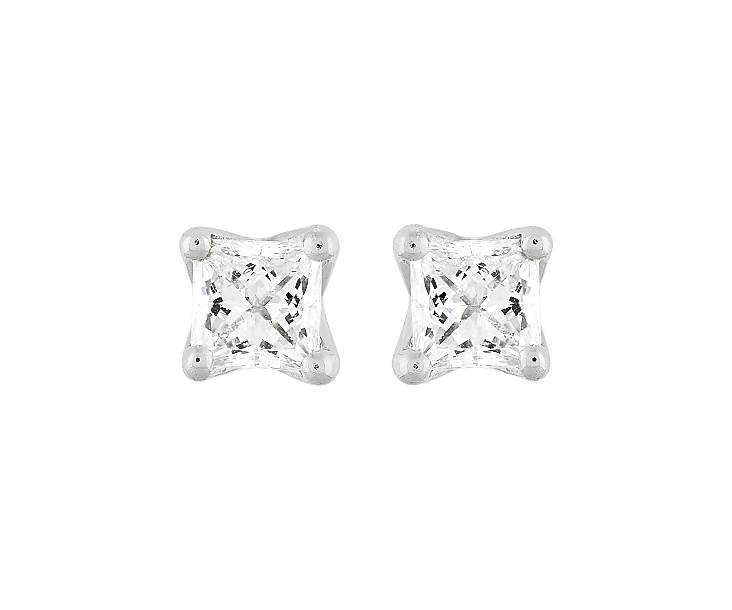 1/4 ct. t.w. Lab Created Diamond Earrings in 14K White Gold
