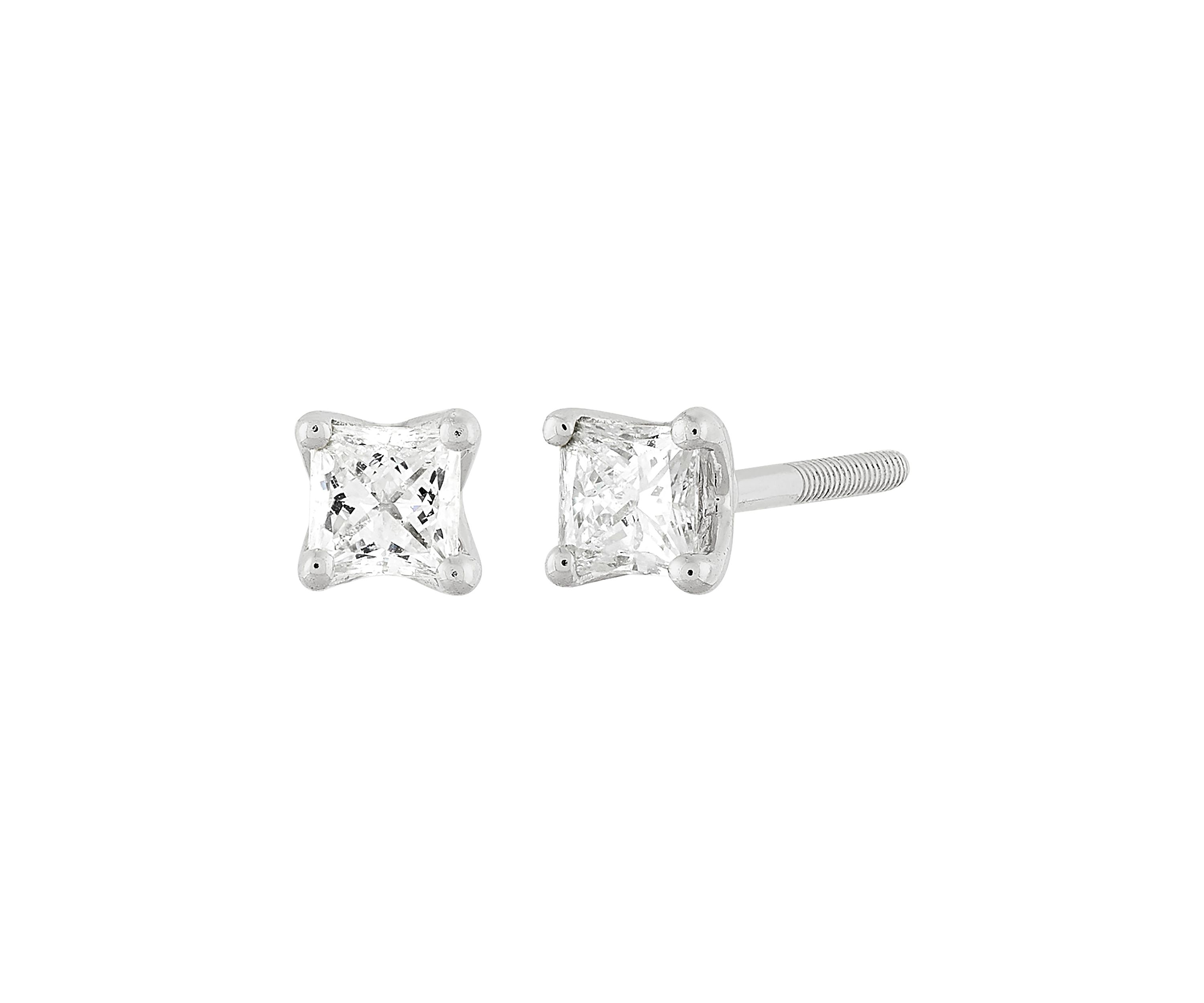 1/4 ct. t.w. Lab Created Diamond Earrings in 14K White Gold