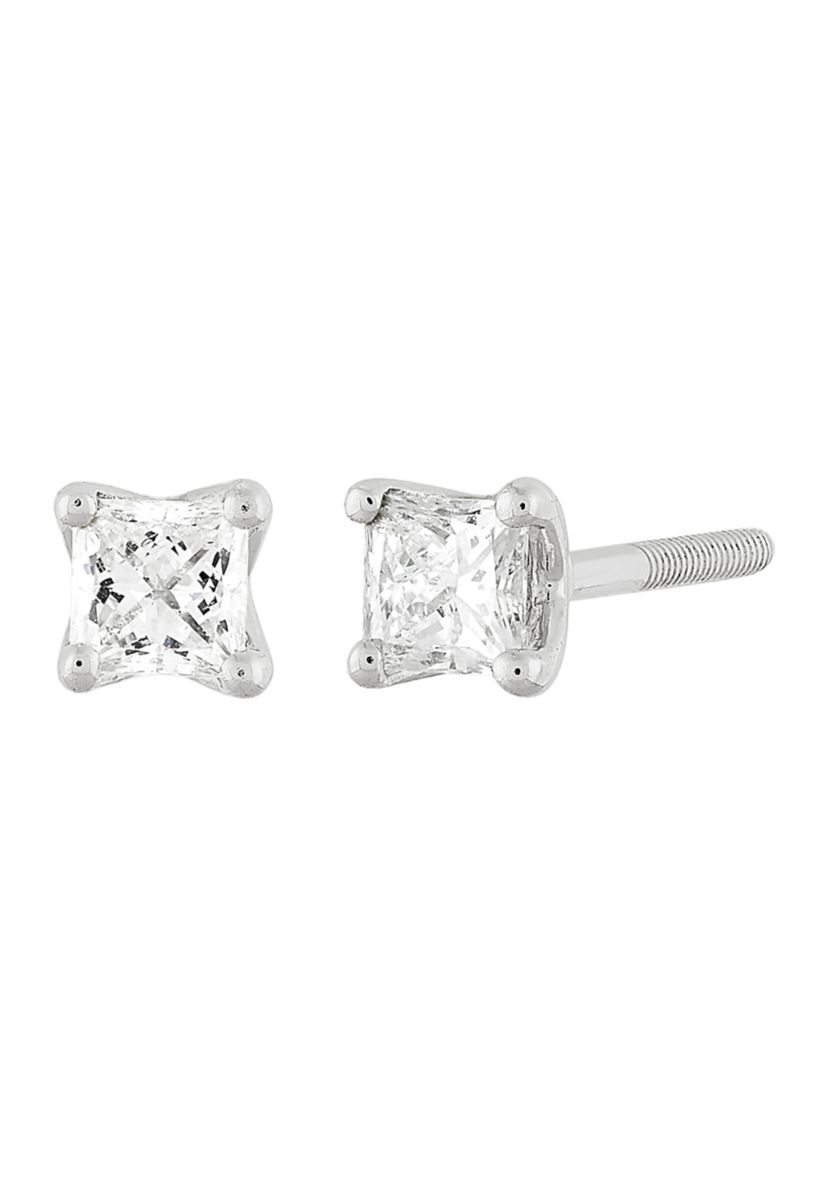 1/4 ct. t.w. Lab Created Diamond Earrings in 14K White Gold