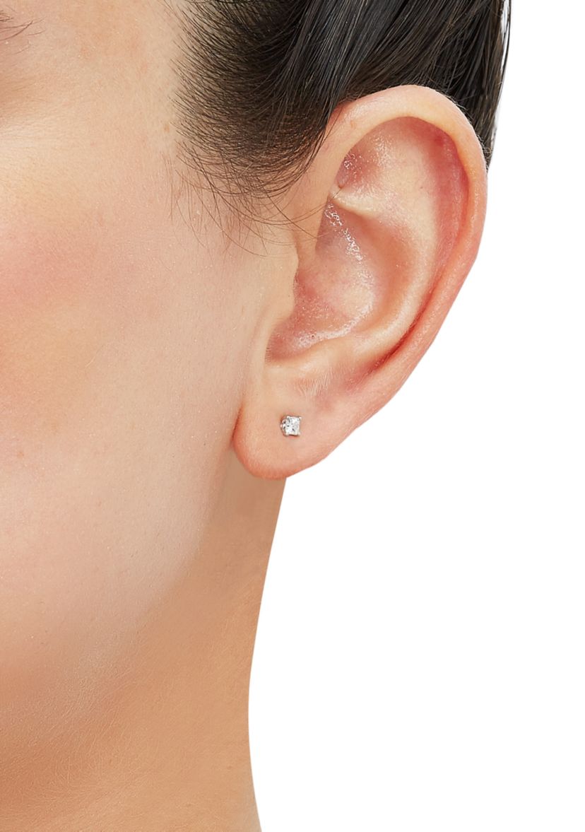 1/4 ct. t.w. Lab Created Diamond Earrings in 14K White Gold