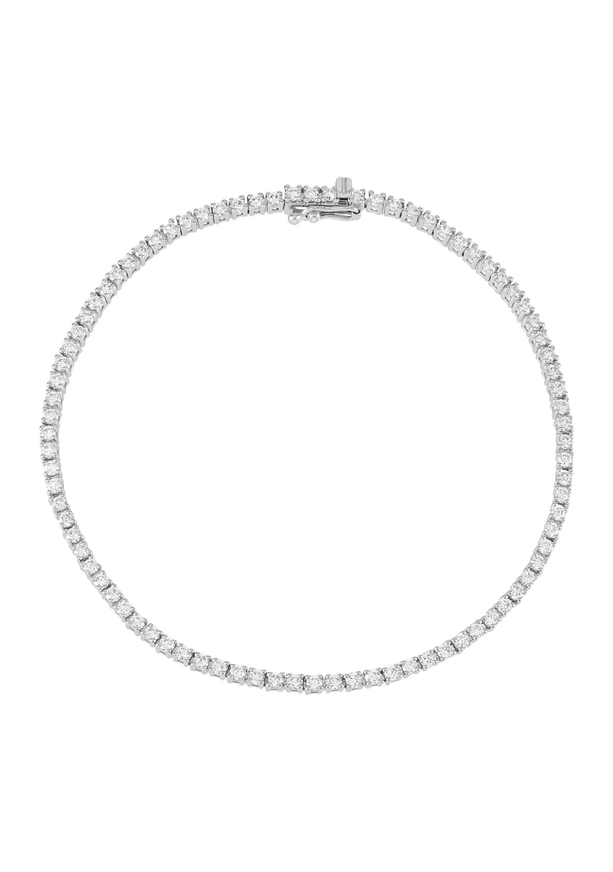 2 ct. t.w. Lab Created Diamond Tennis Bracelet in 10K White Gold