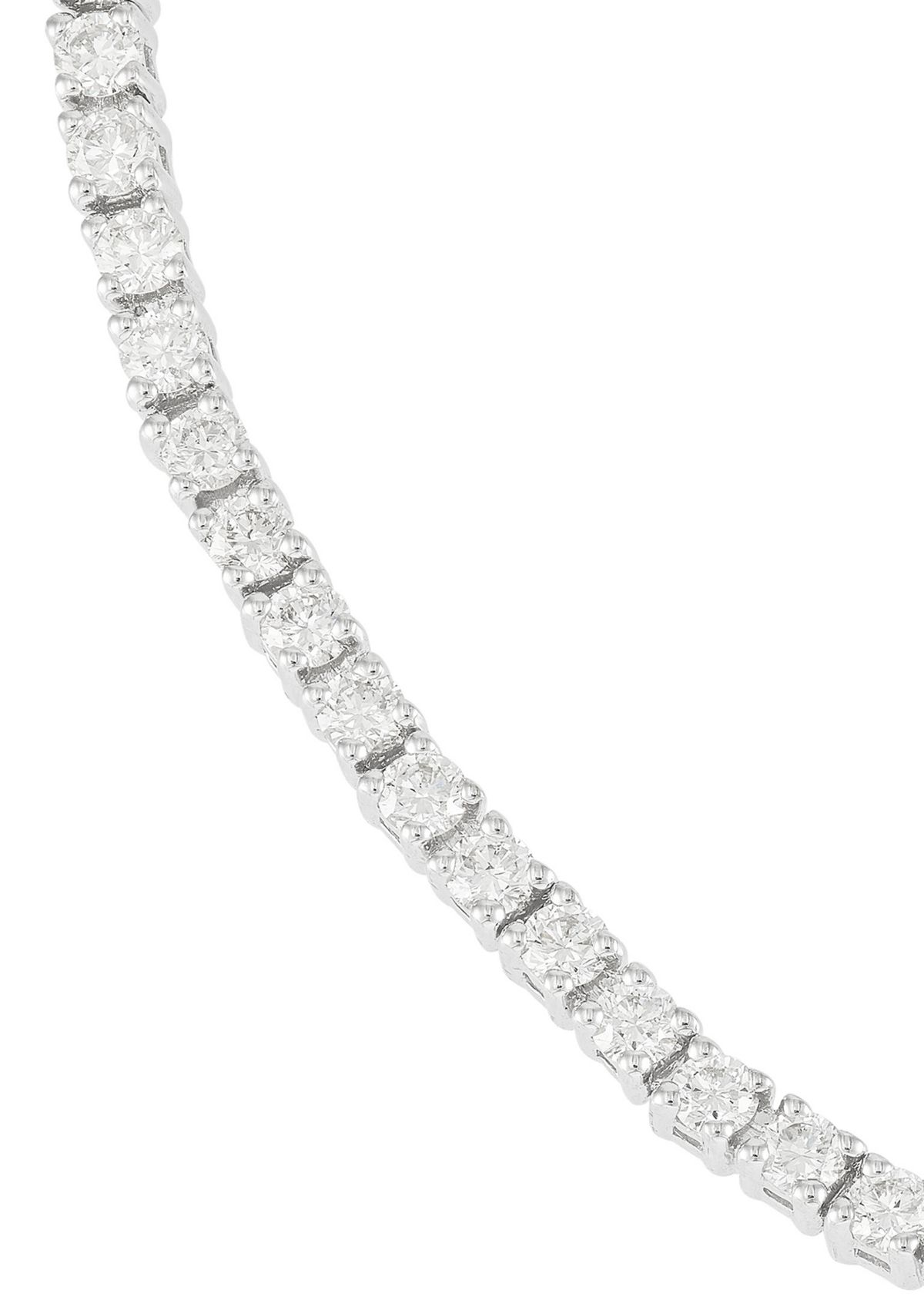 2 ct. t.w. Lab Created Diamond Tennis Bracelet in 10K White Gold