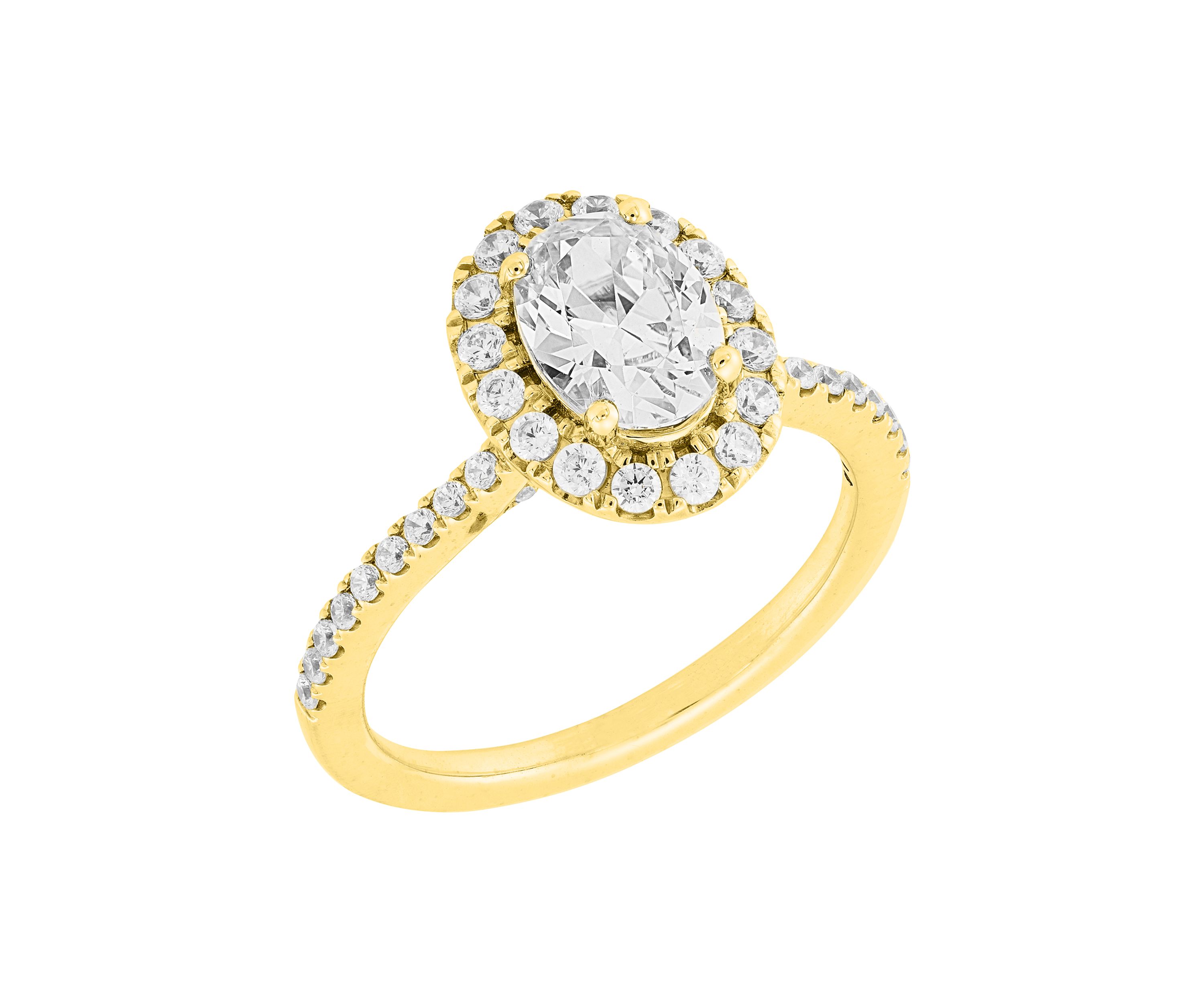 1.75 ct. t.w. Lab Grown Diamond Ring 14 Yellow Gold
