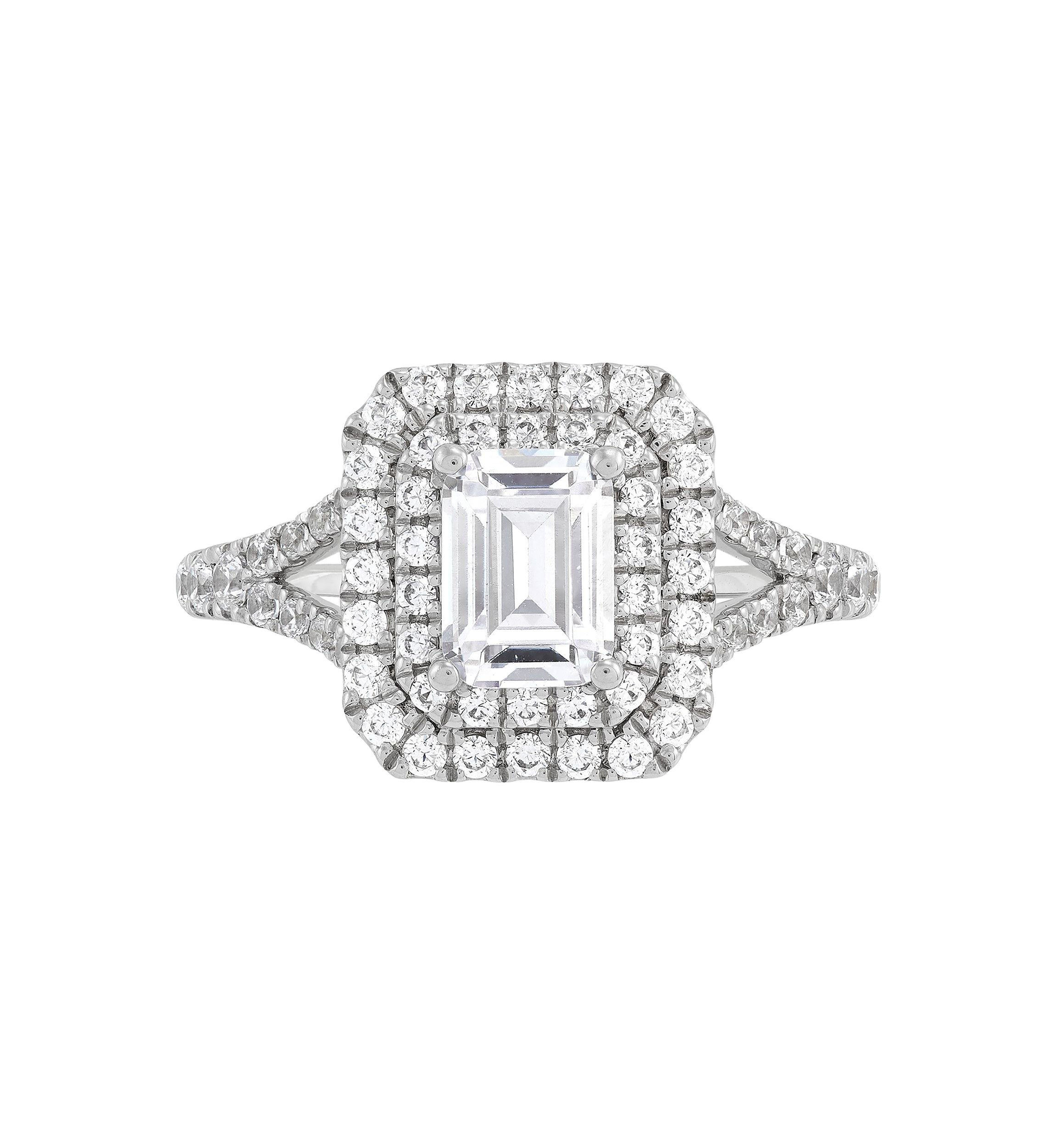 Lab Created 2 ct. t.w. Lab Diamond Ring in 14K White Gold
