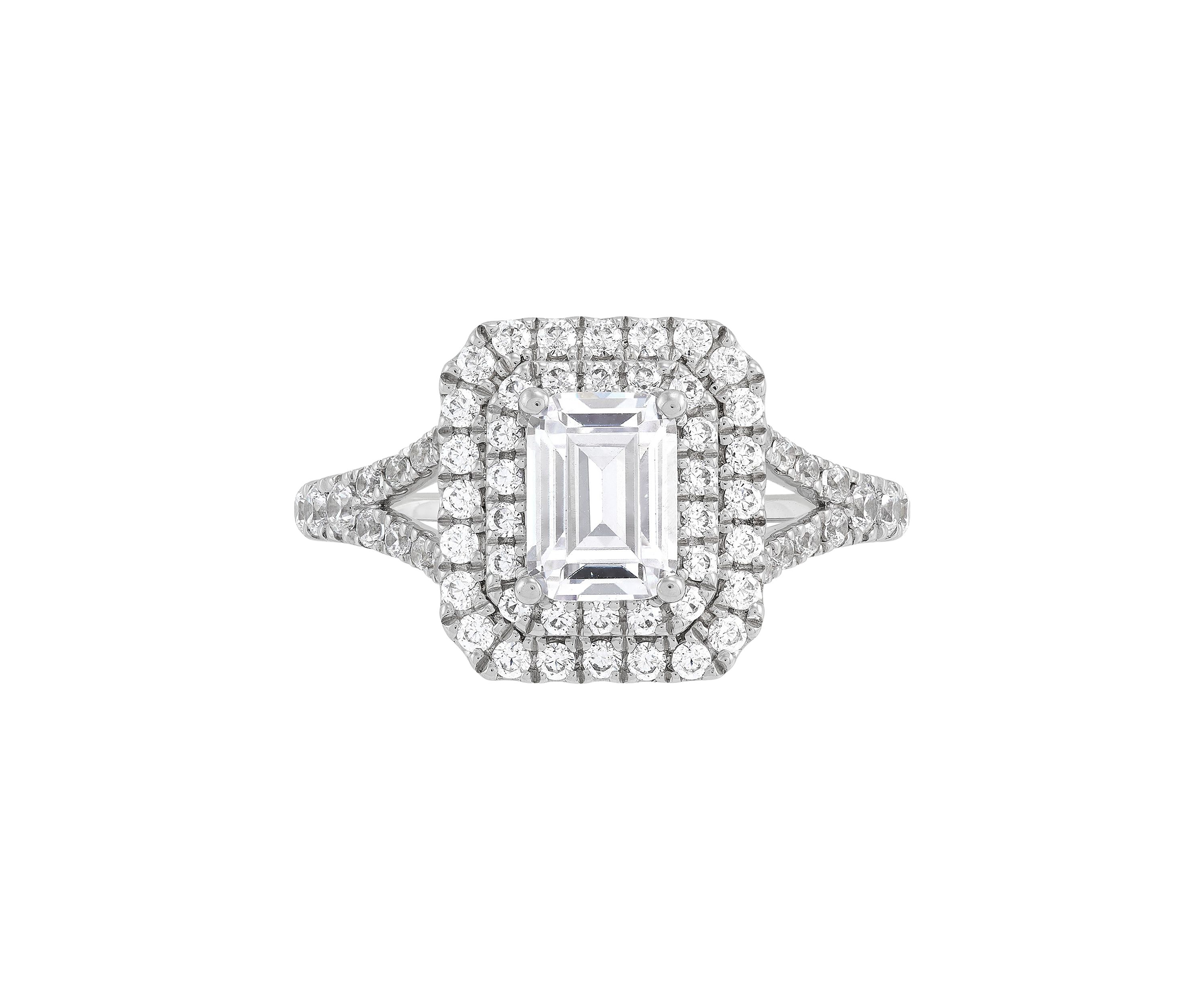 Lab Created 2 ct. t.w. Lab Diamond Ring in 14K White Gold