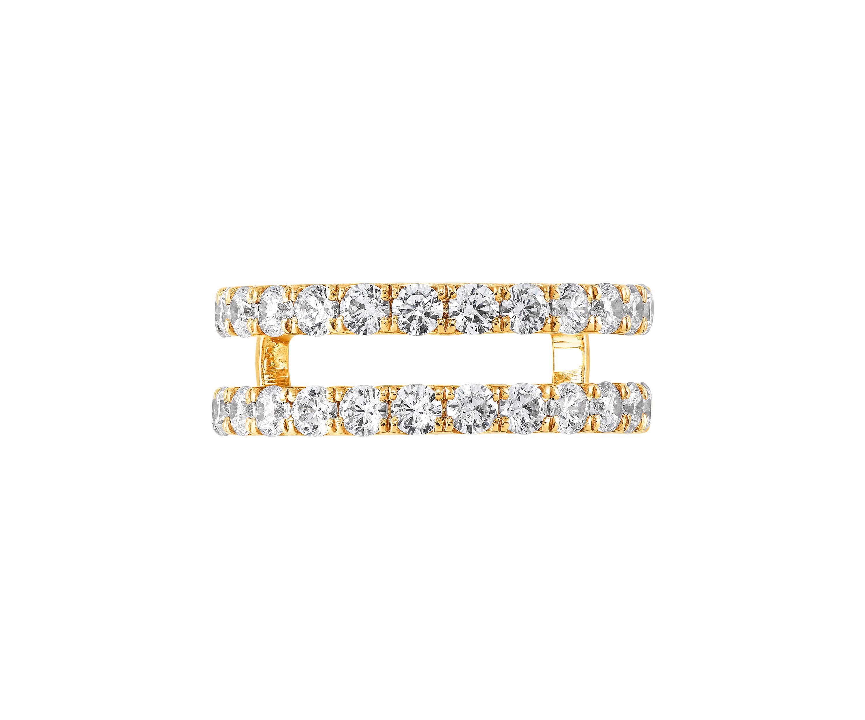 1.5 ct. t.w. Lab Grown Diamond Band Ring in 10K Yellow Gold