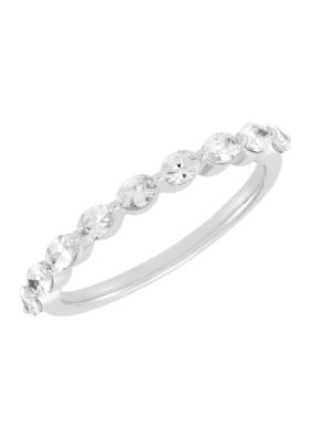 Belk & Co 1/2 ct. t.w. Lab Grown Diamond Band Ring in 10K White Gold, 7