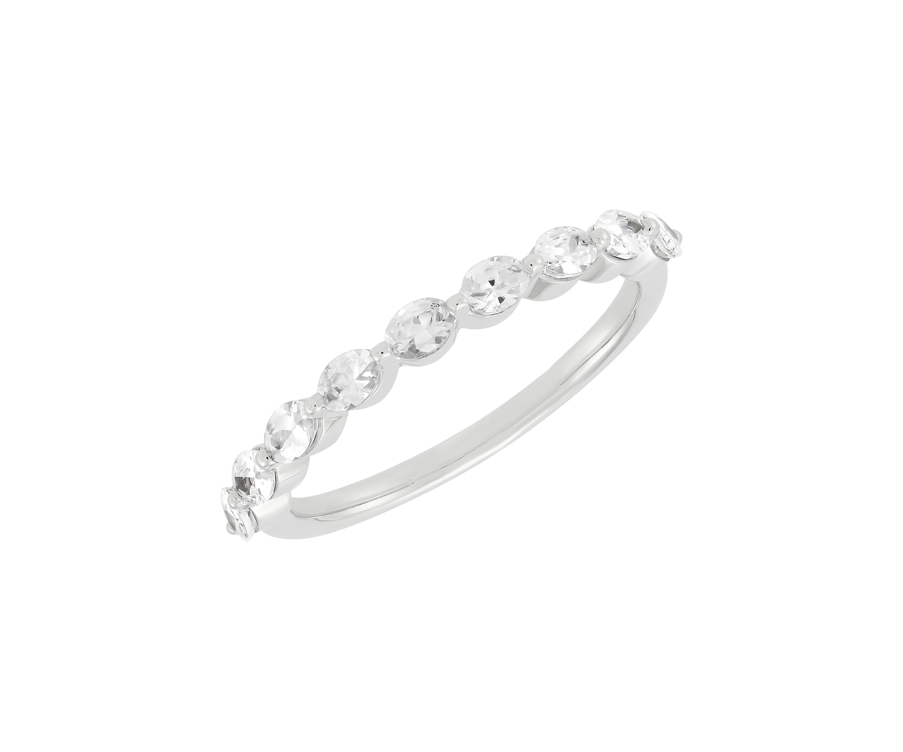 1/2 ct. t.w. Lab Grown Diamond Band Ring in 10K White Gold
