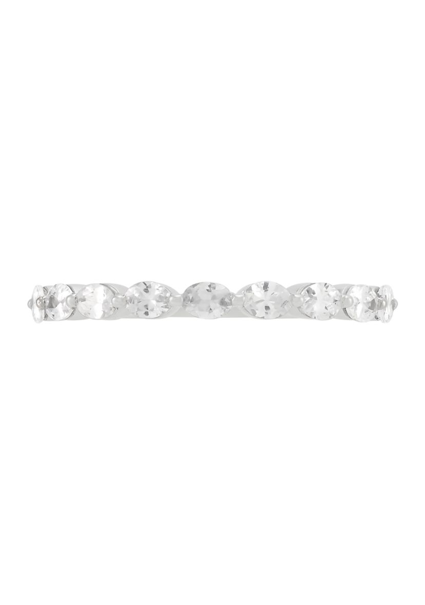 1/2 ct. t.w. Lab Grown Diamond Band Ring in 10K White Gold