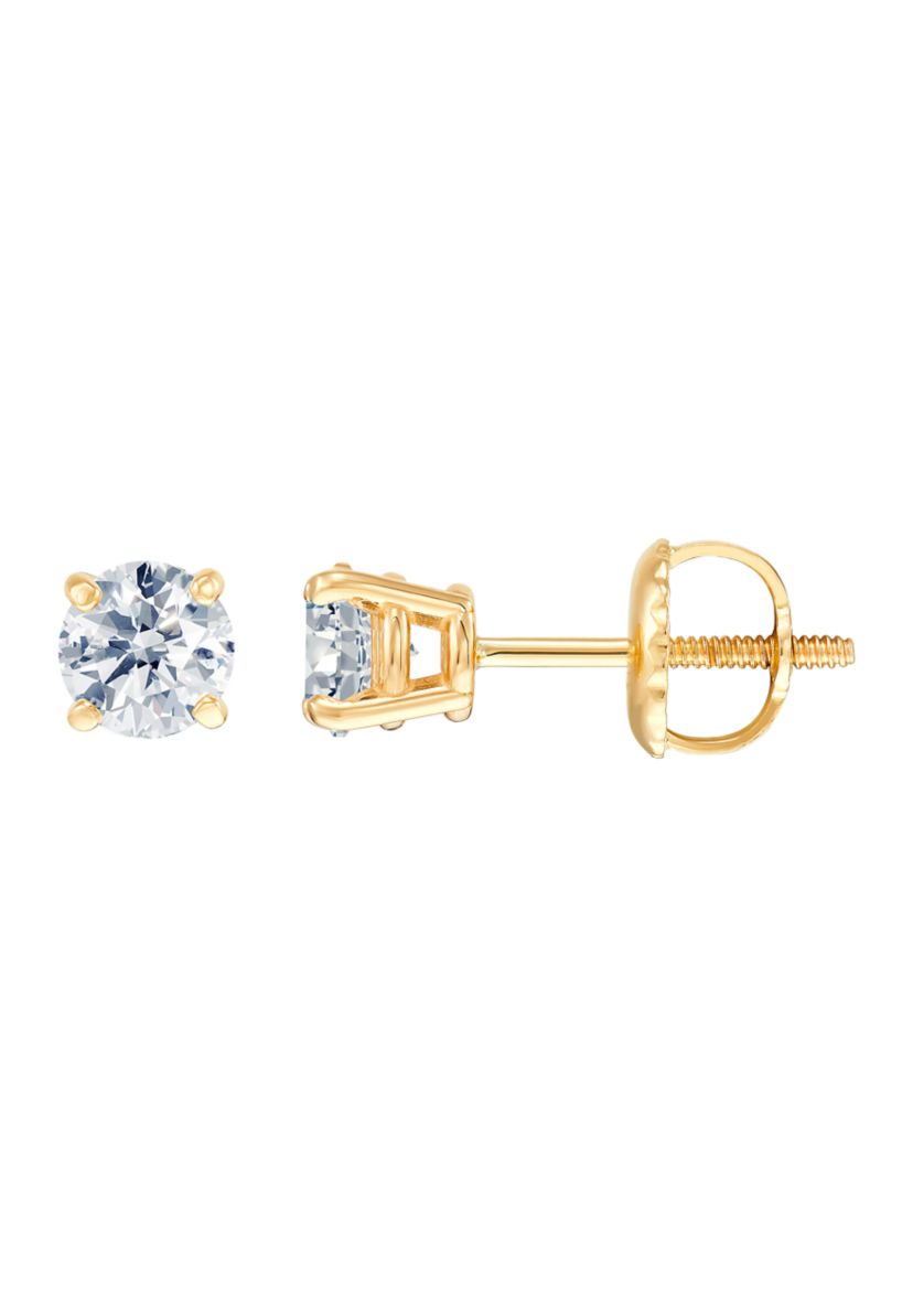 3/4 ct. t.w. Diamond Stud Earrings in 14K Yellow Gold