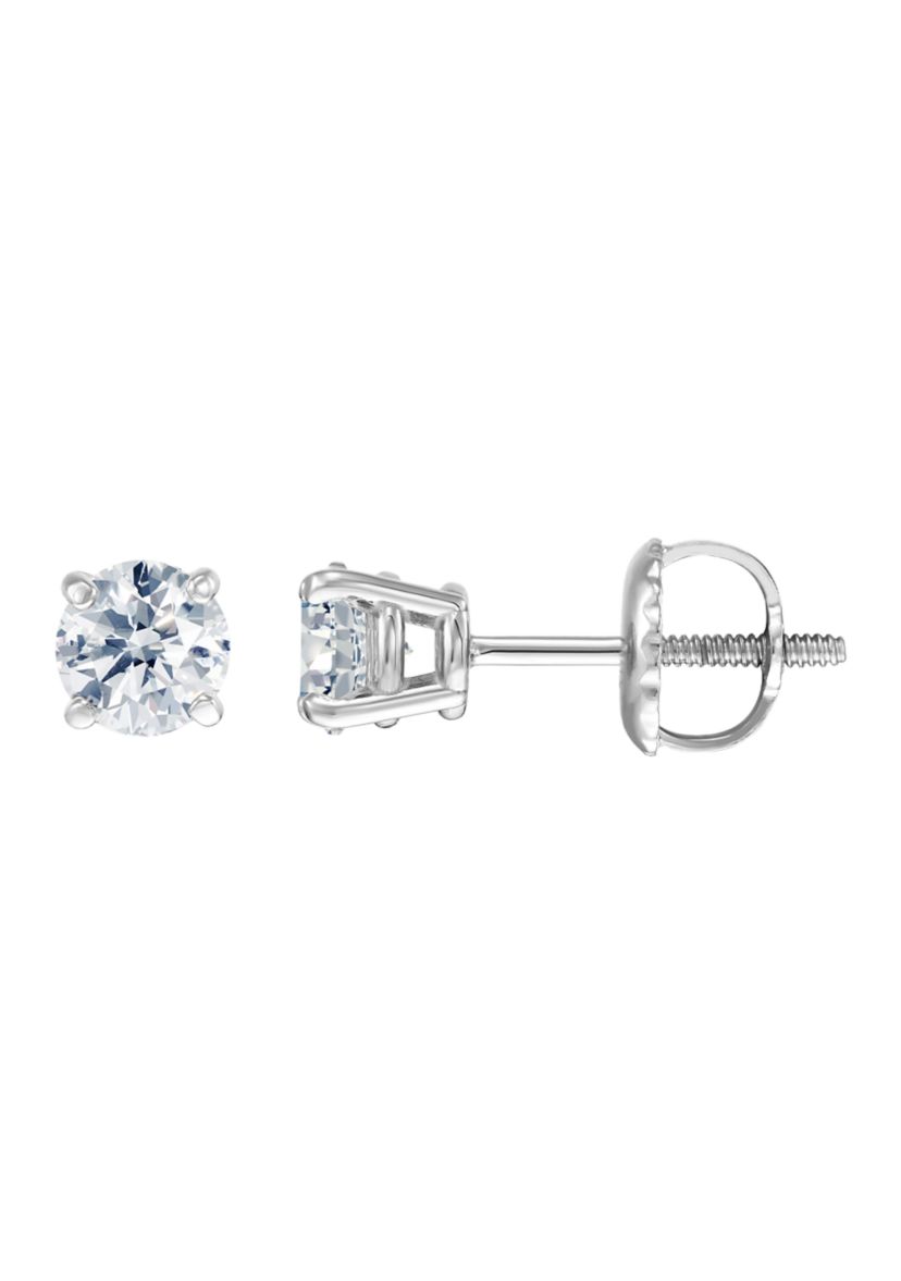 3/4 ct. t.w. Diamond Earrings in 14K White Gold